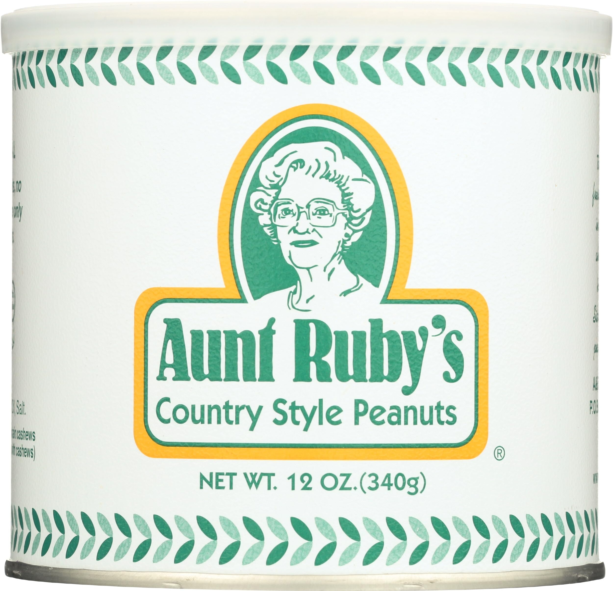 Aunt Rubys Peanuts Country Style, 12 Ounce