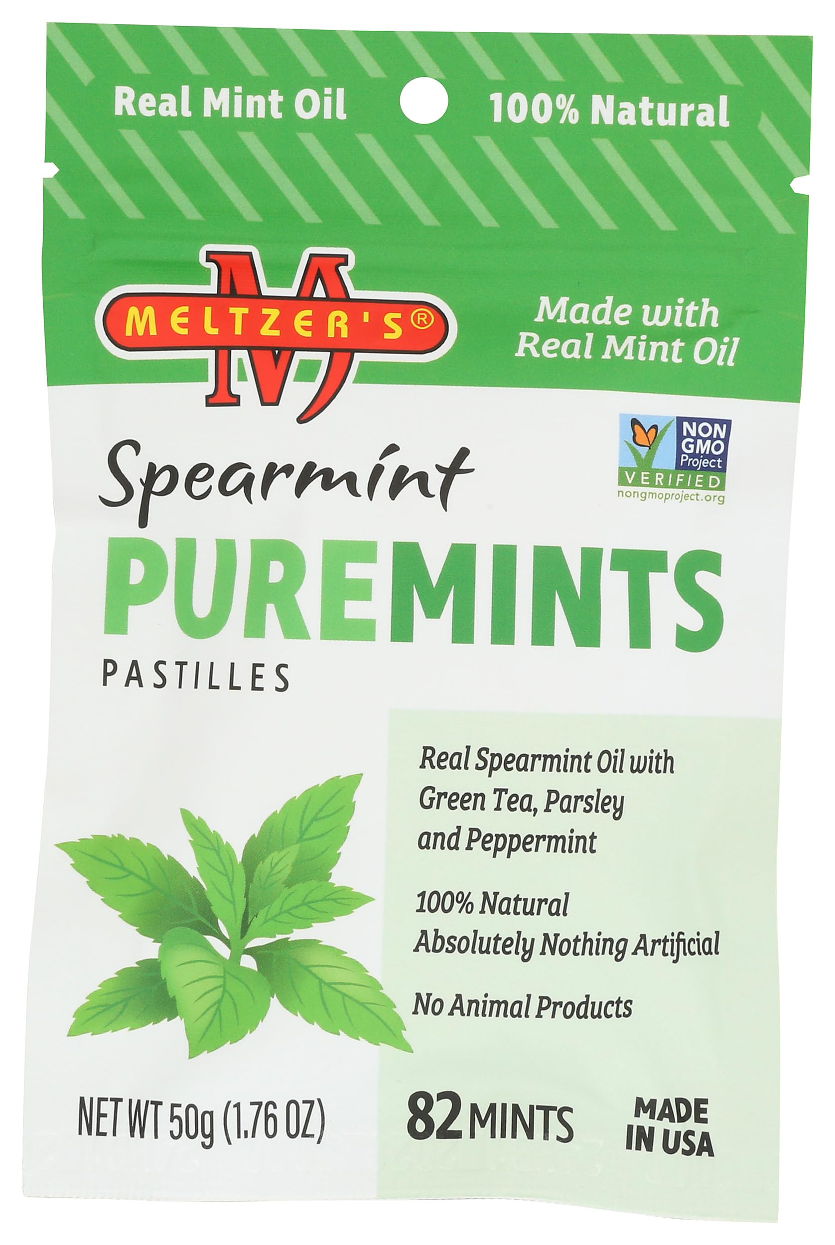 Puremints Spearmint Tin, 1.76 Ounce