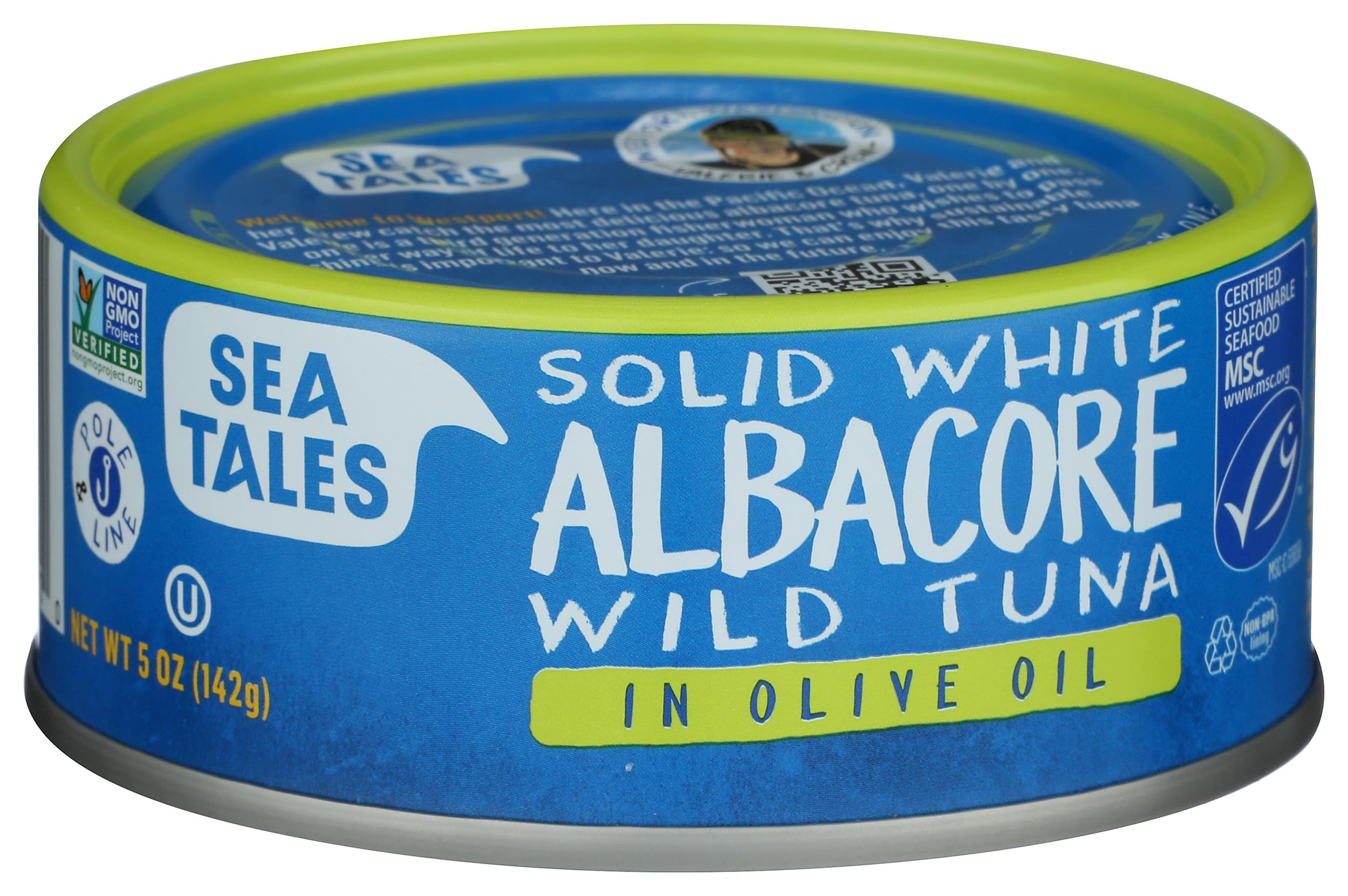 Sea Tales, Tuna Albacore Olive Oil MSC, 5 Ounce