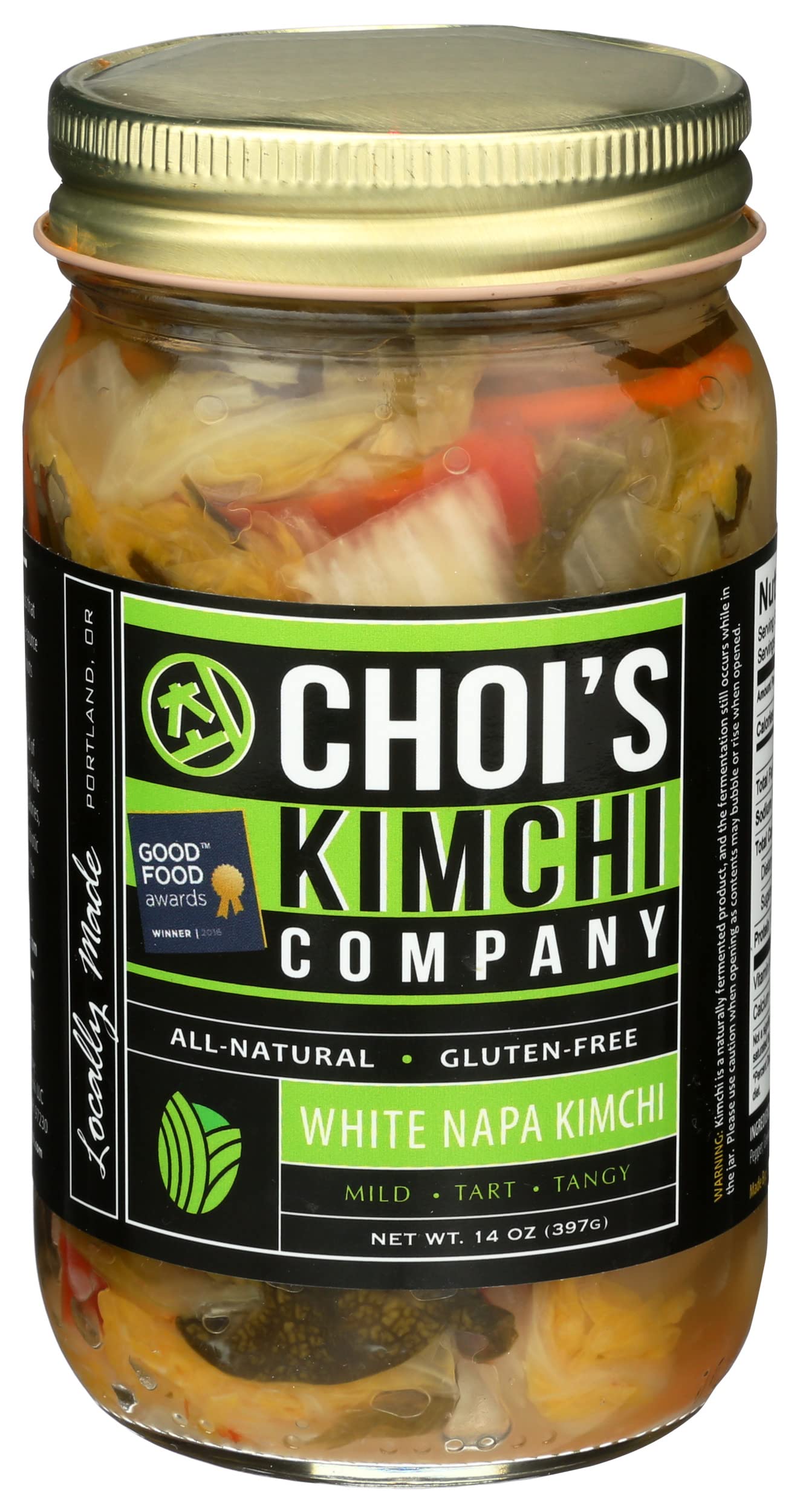 Chois Kimchi, Kimchi White Napa, 14 Ounce
