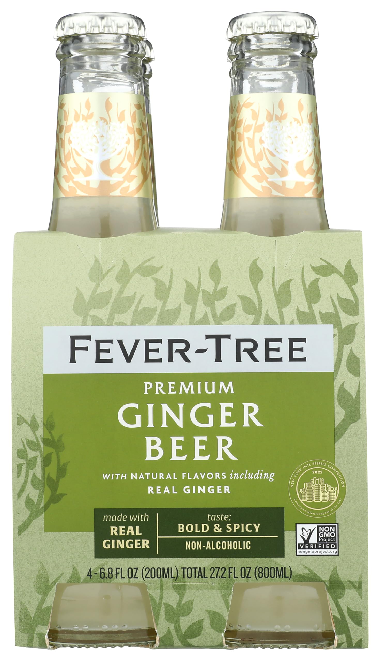 Fever-Tree Premium Ginger Beer, 6.8 Fl Oz 4 count