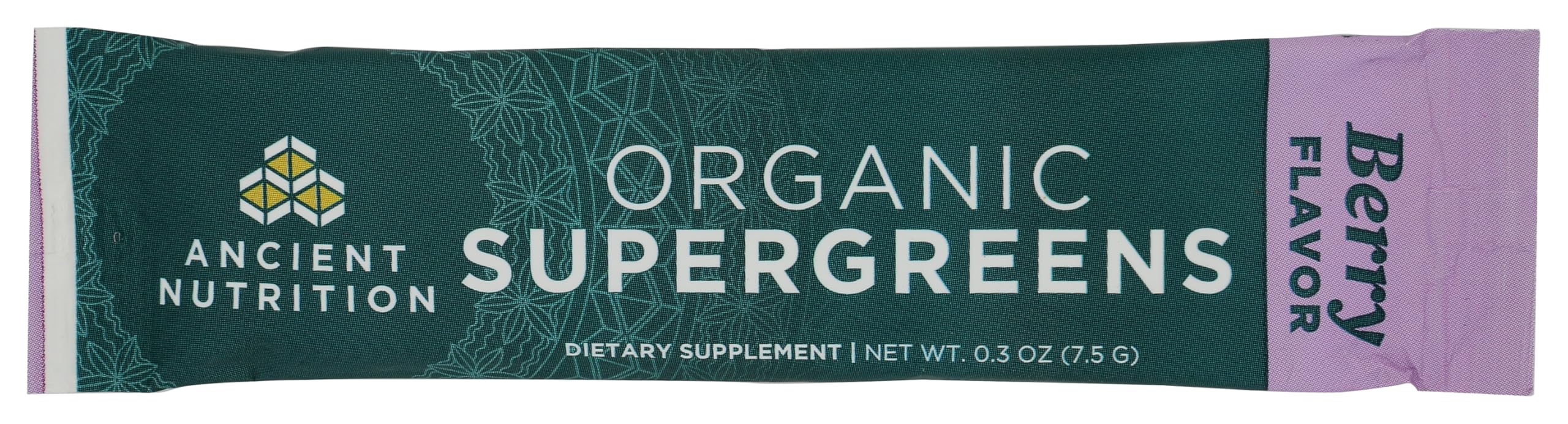 Super Greens Powder Berry Organic Single, 0.3 Ounce