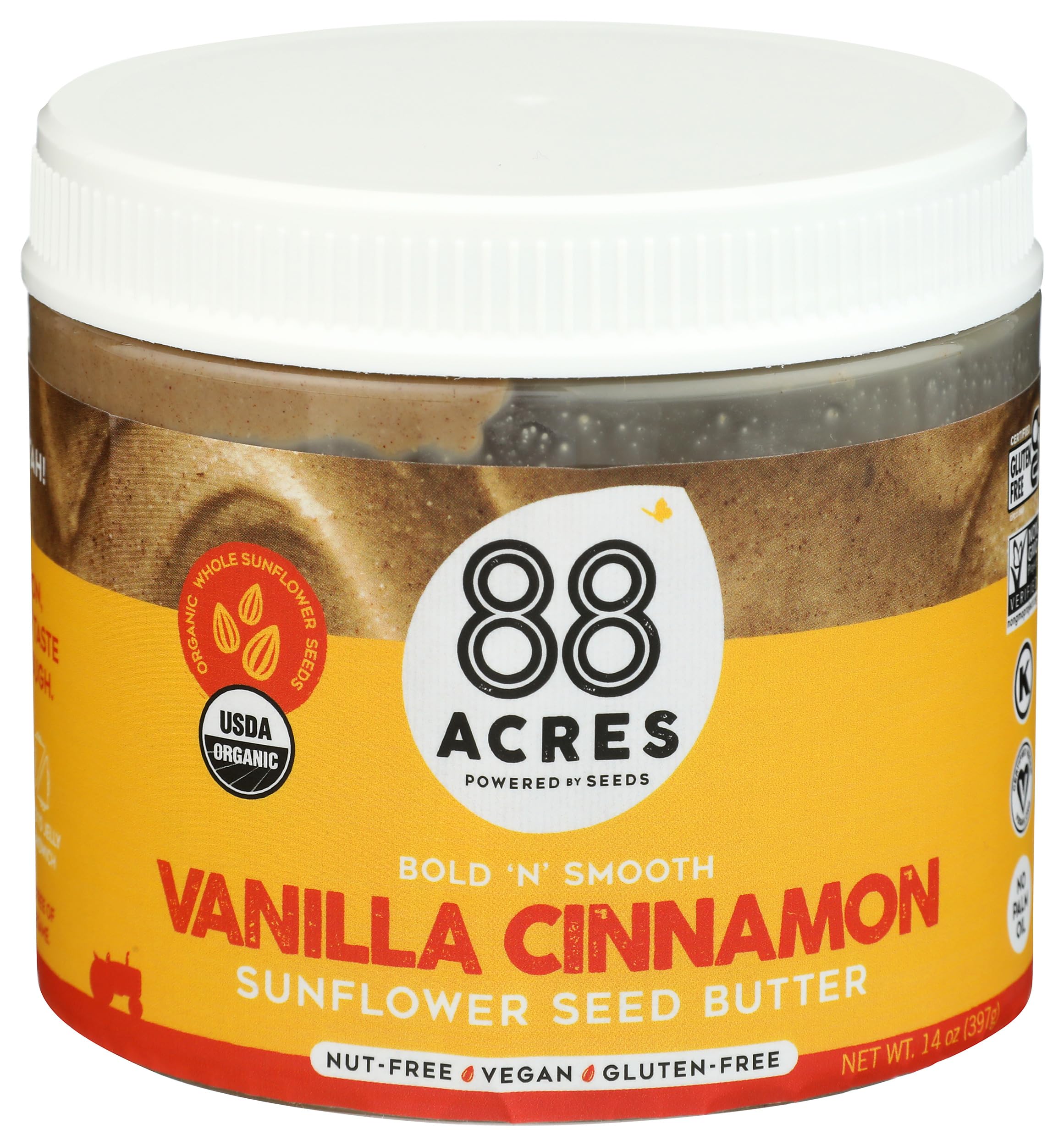 Vanilla Spice Sunflower Seed Butter Jar