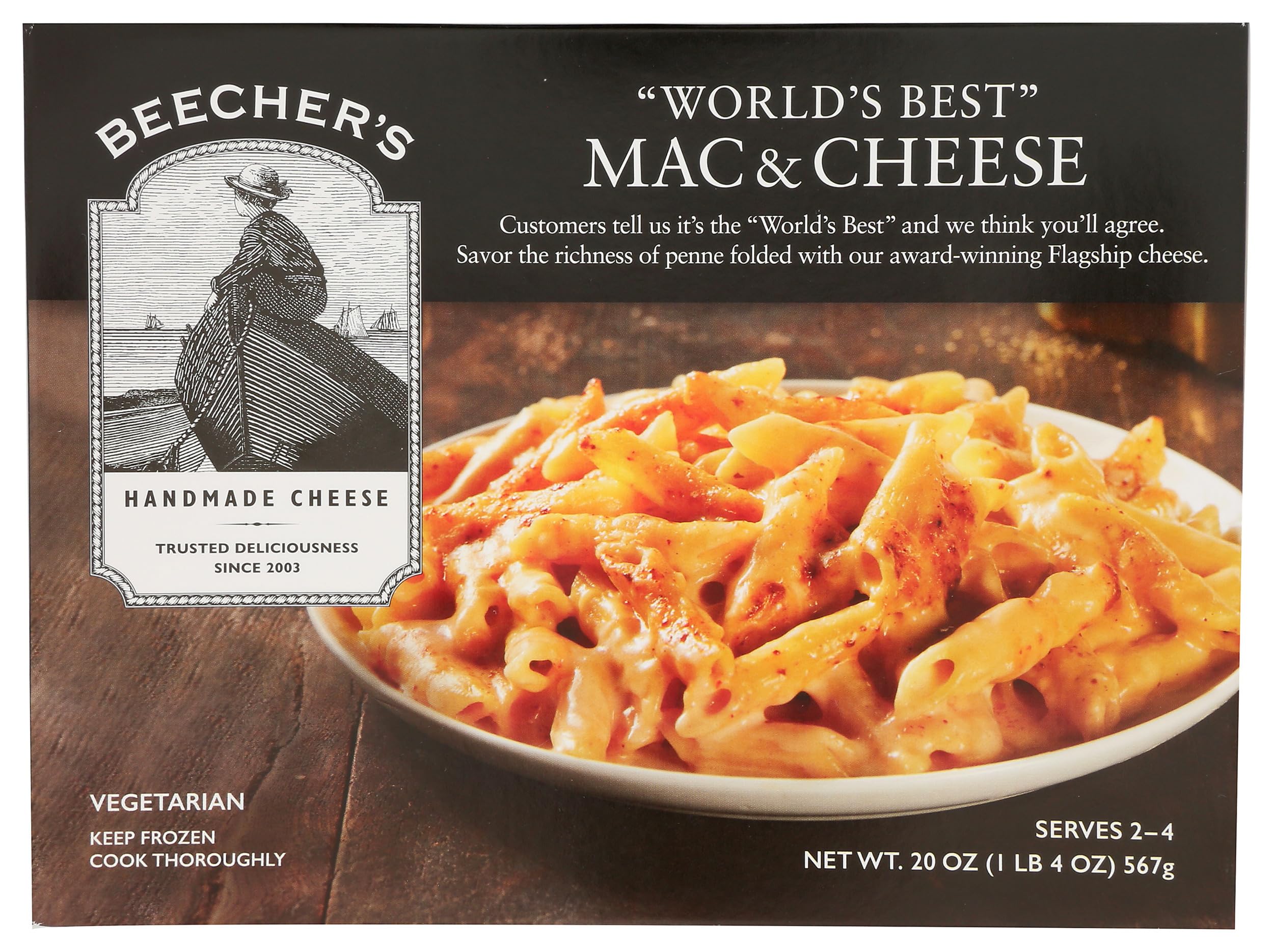 Beecher's World's Best Mac & Cheese Frozen Box, 20 Oz