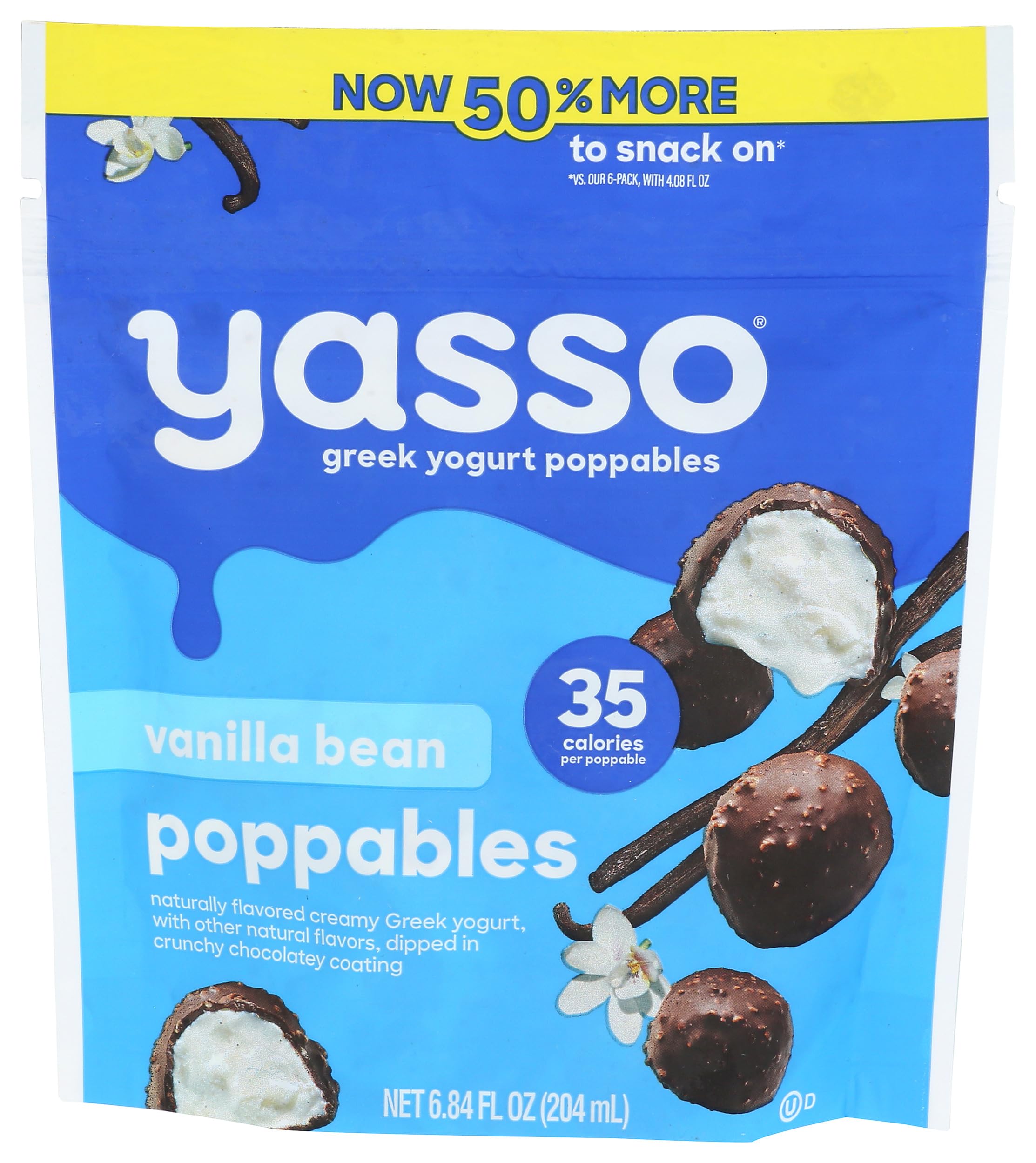 Yasso Vanilla Bean Greek Yogurt Poppables, 6.84 FZ