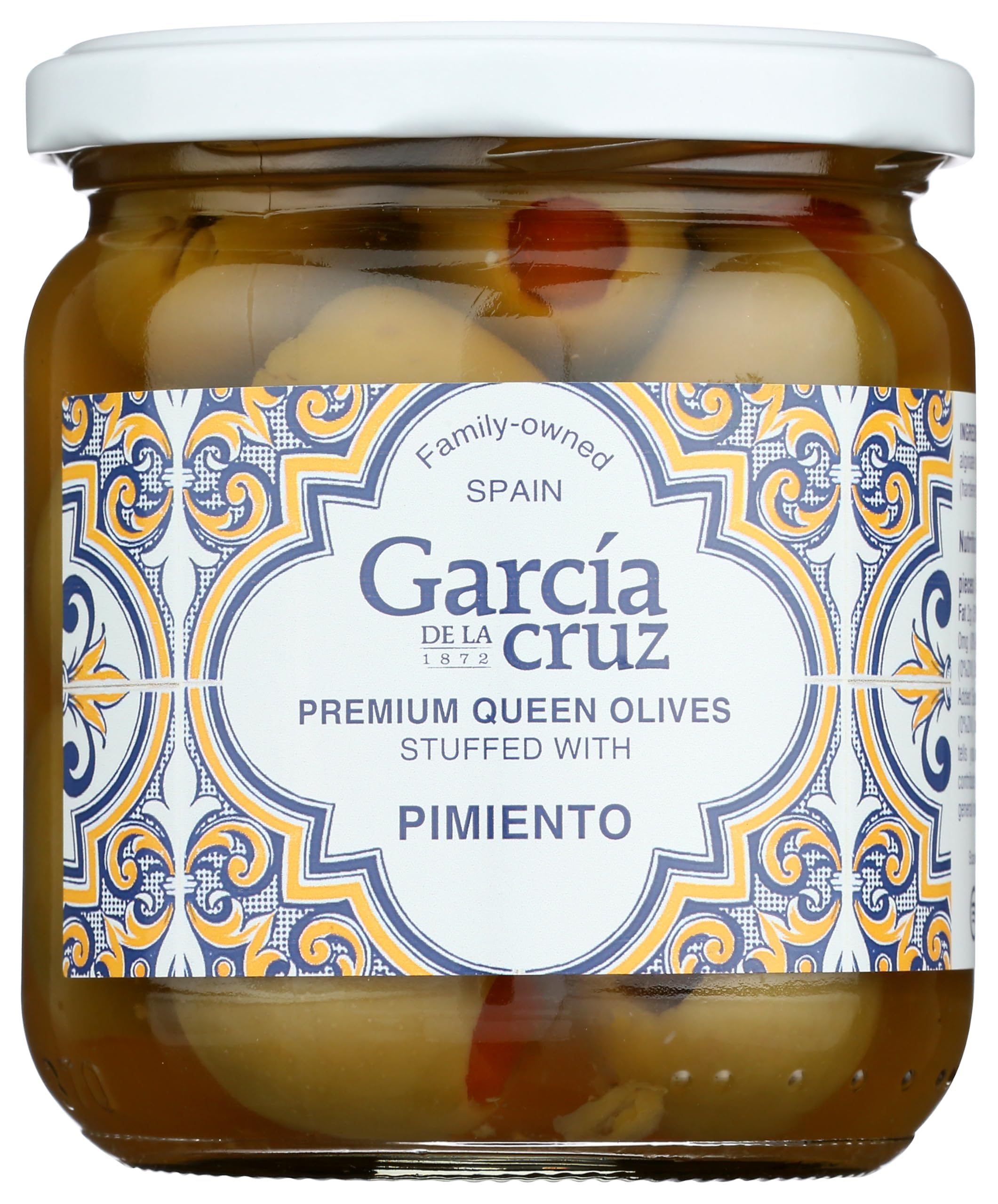 Garcia De La Cruz, Olives Pimiento Stuffed, 14 Ounce