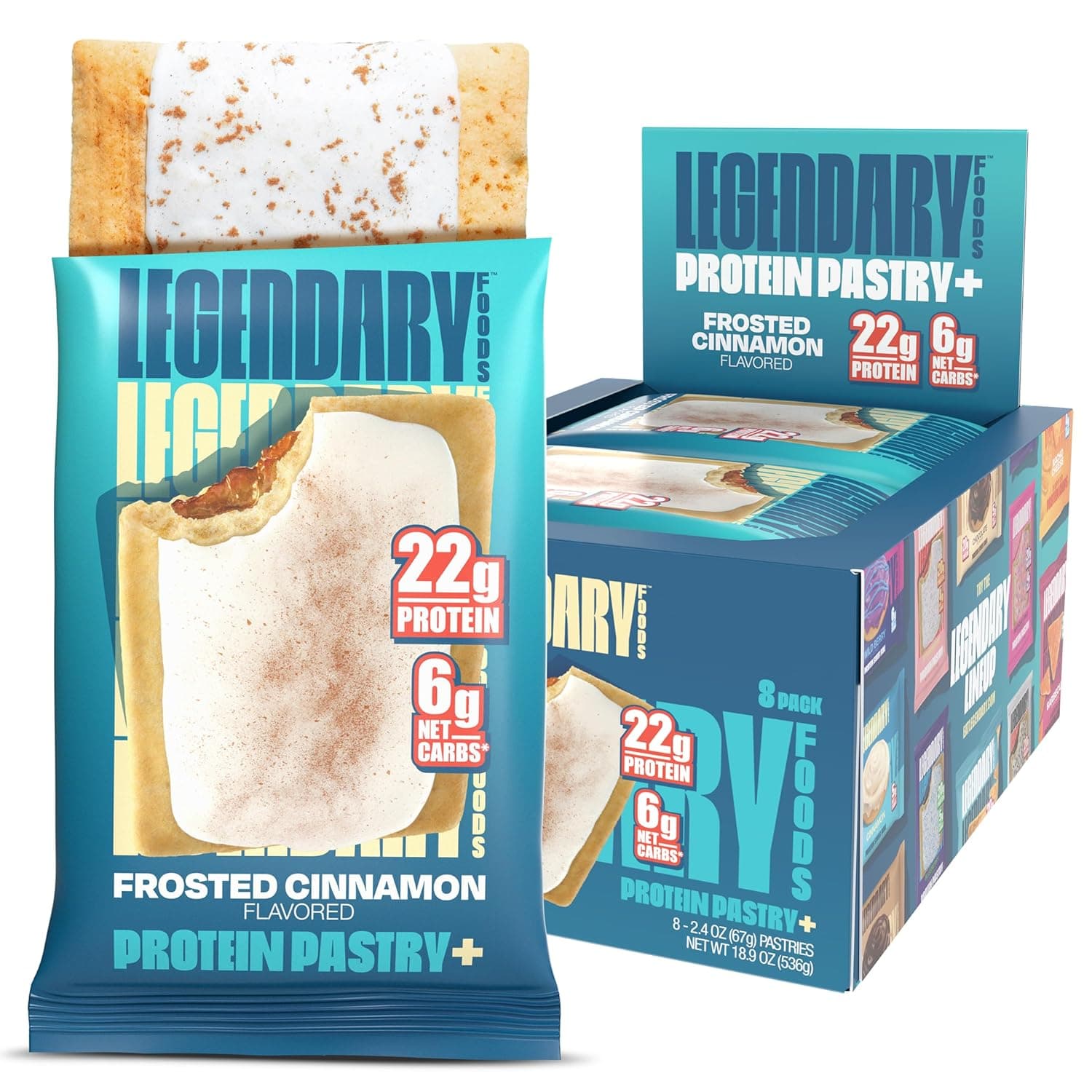 Legendary Foods Protein Pastry+ (Frosted Cinnamon)