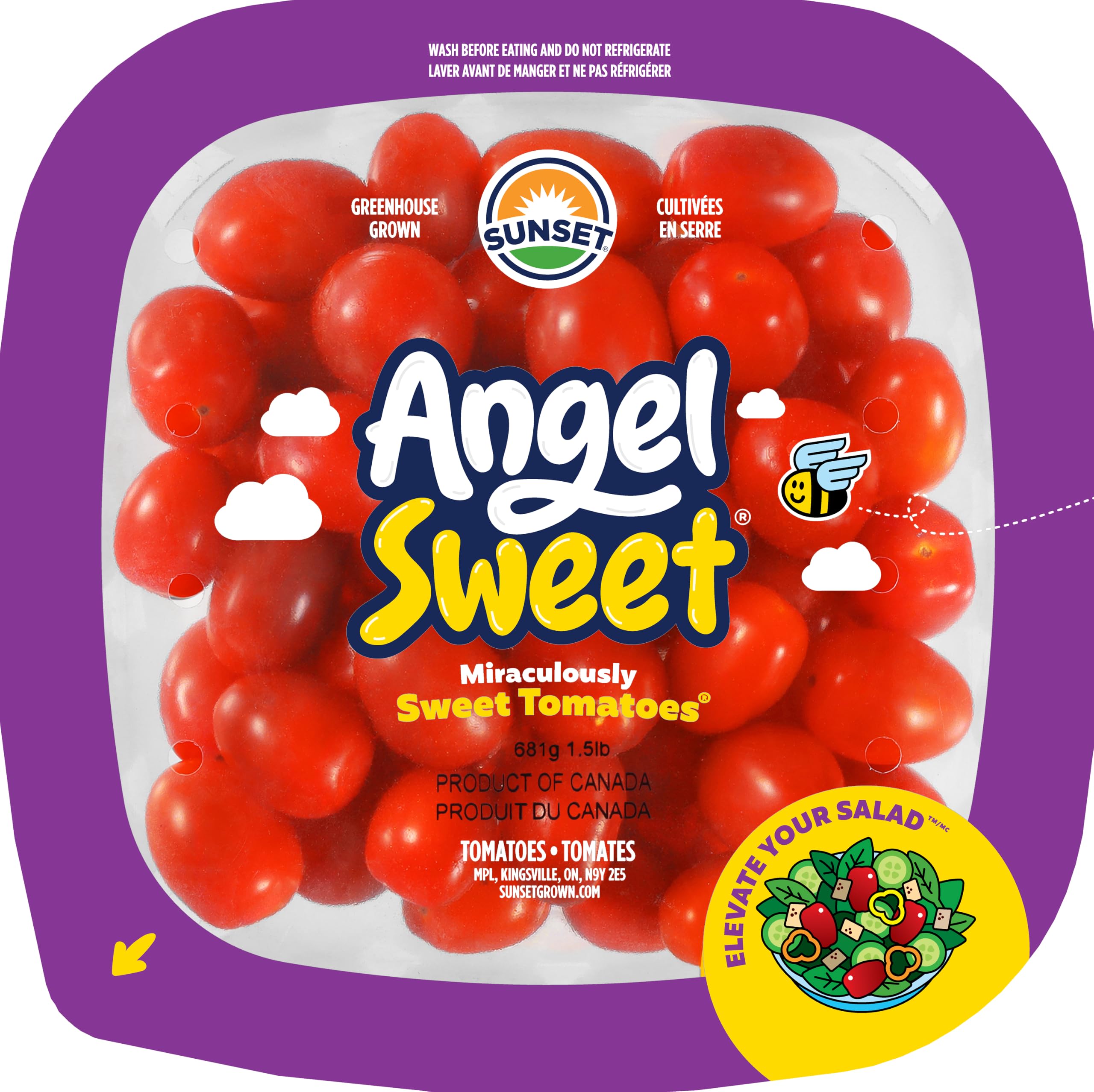 Sunset Organic Grape Tomatoes, 24 OZ