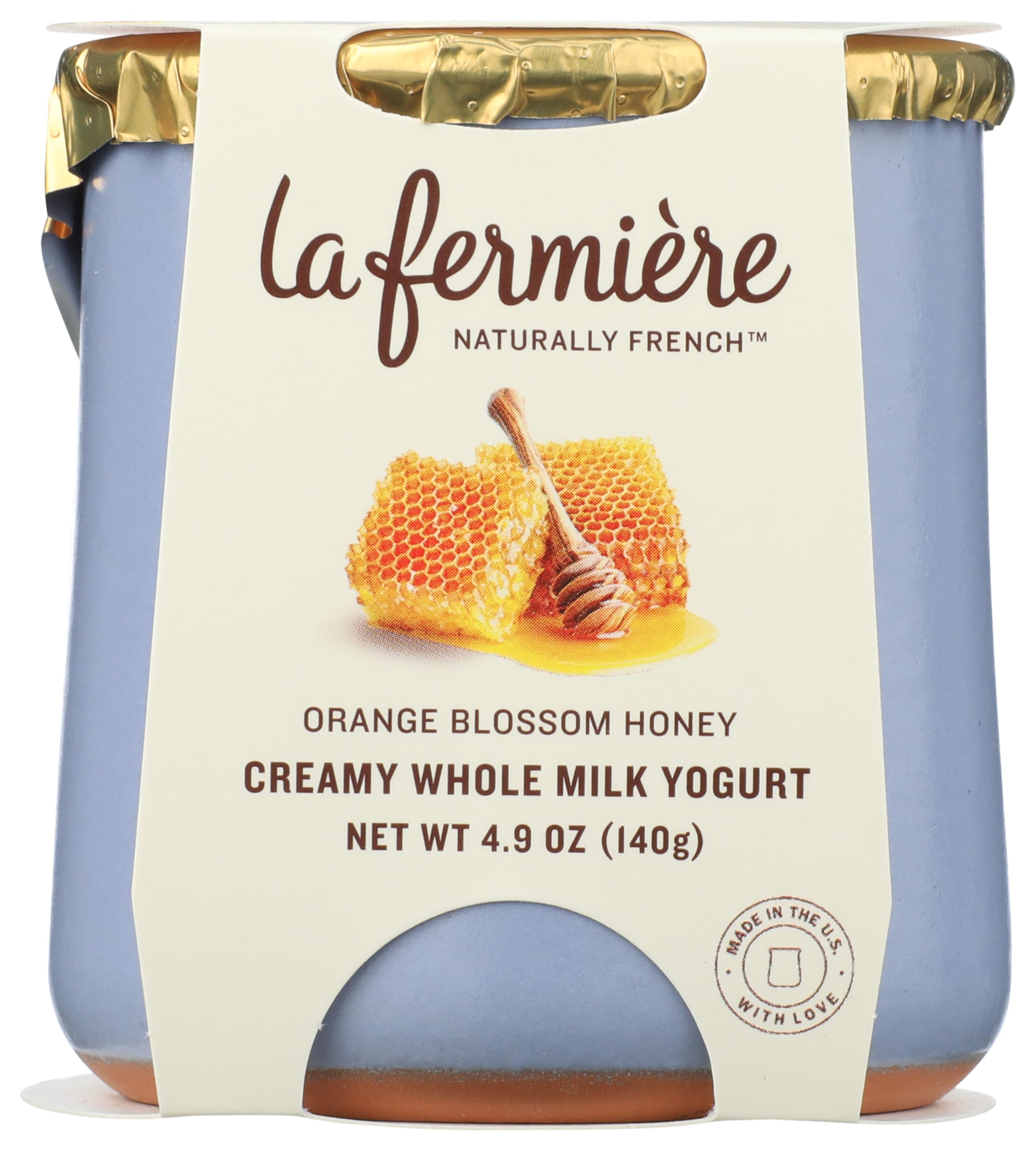 Yogurt Creamy Whole Milk Orange Blossom Honey, 4.9 Ounce