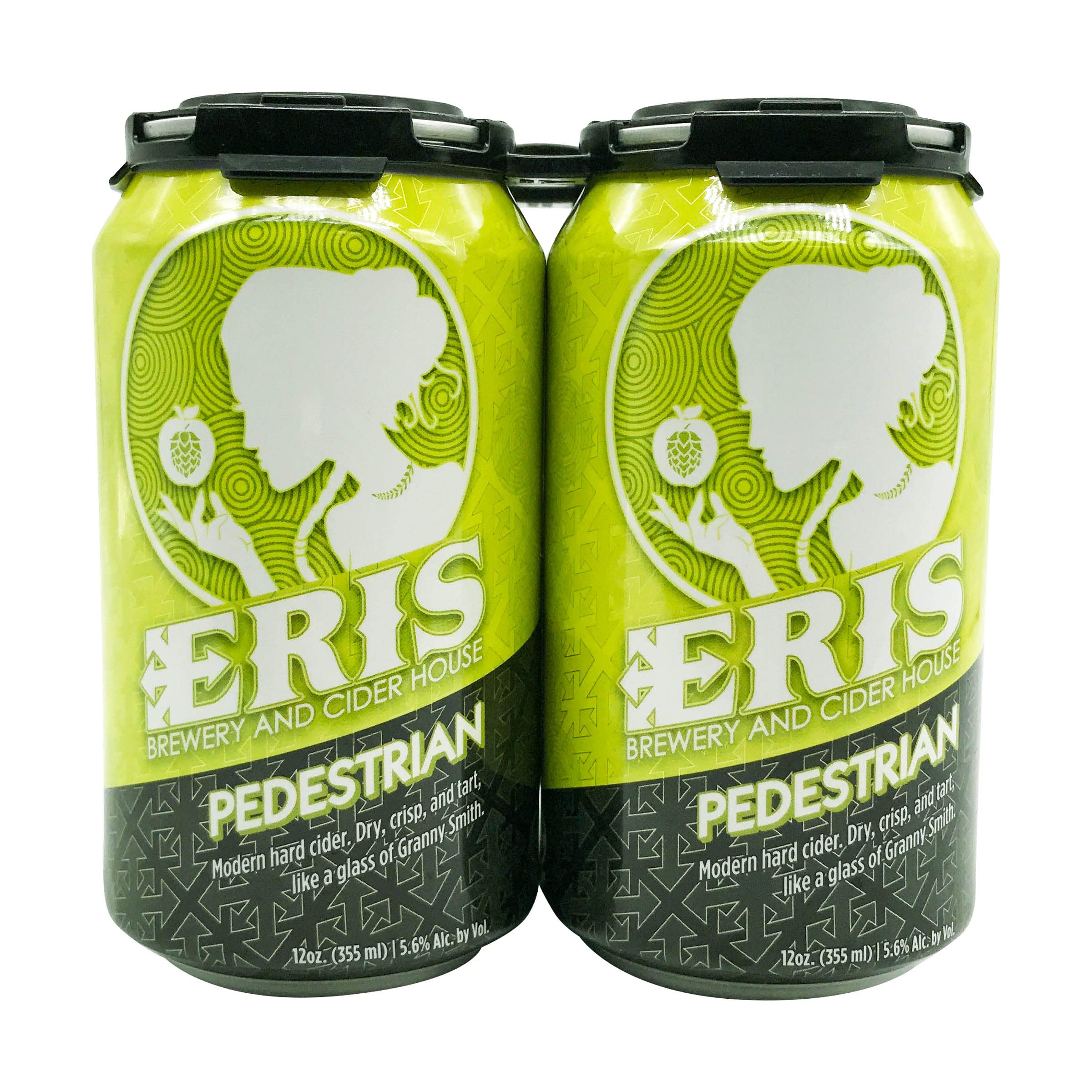 Eris Brewery And Cider House, Cider Pedestrian, 4pk, 12 Fl Oz Cans