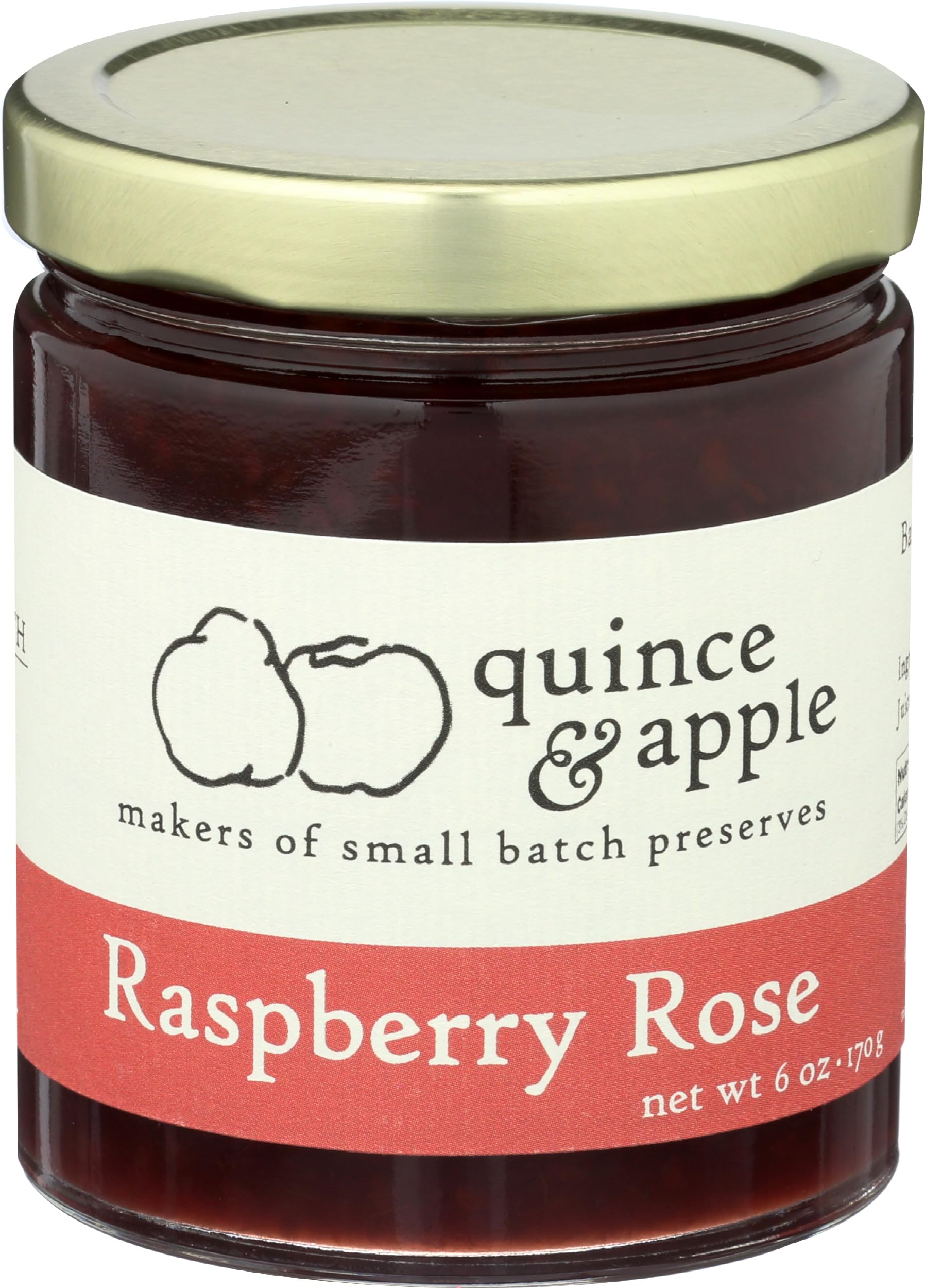 Preserves Raspberry Rose, 6 Ounce