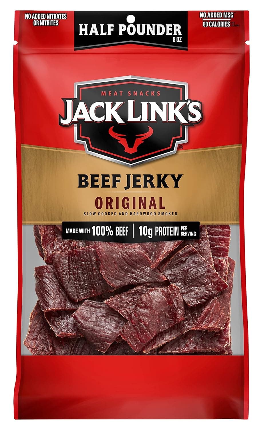 Jack Link's Beef Jerky (Original), 1/2 Pounder Bag