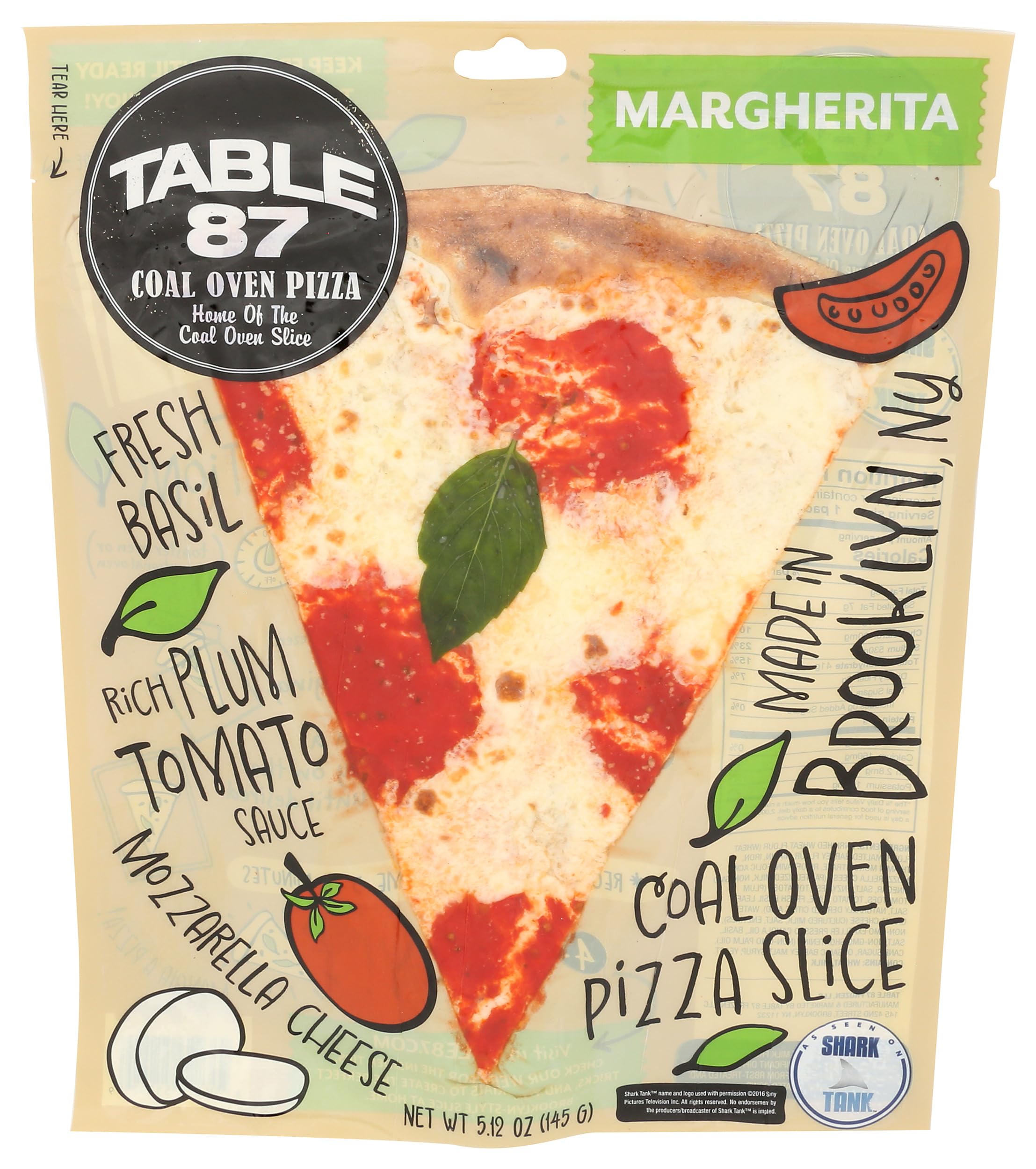 Pizza Slice Margherita, 5.12 Ounce