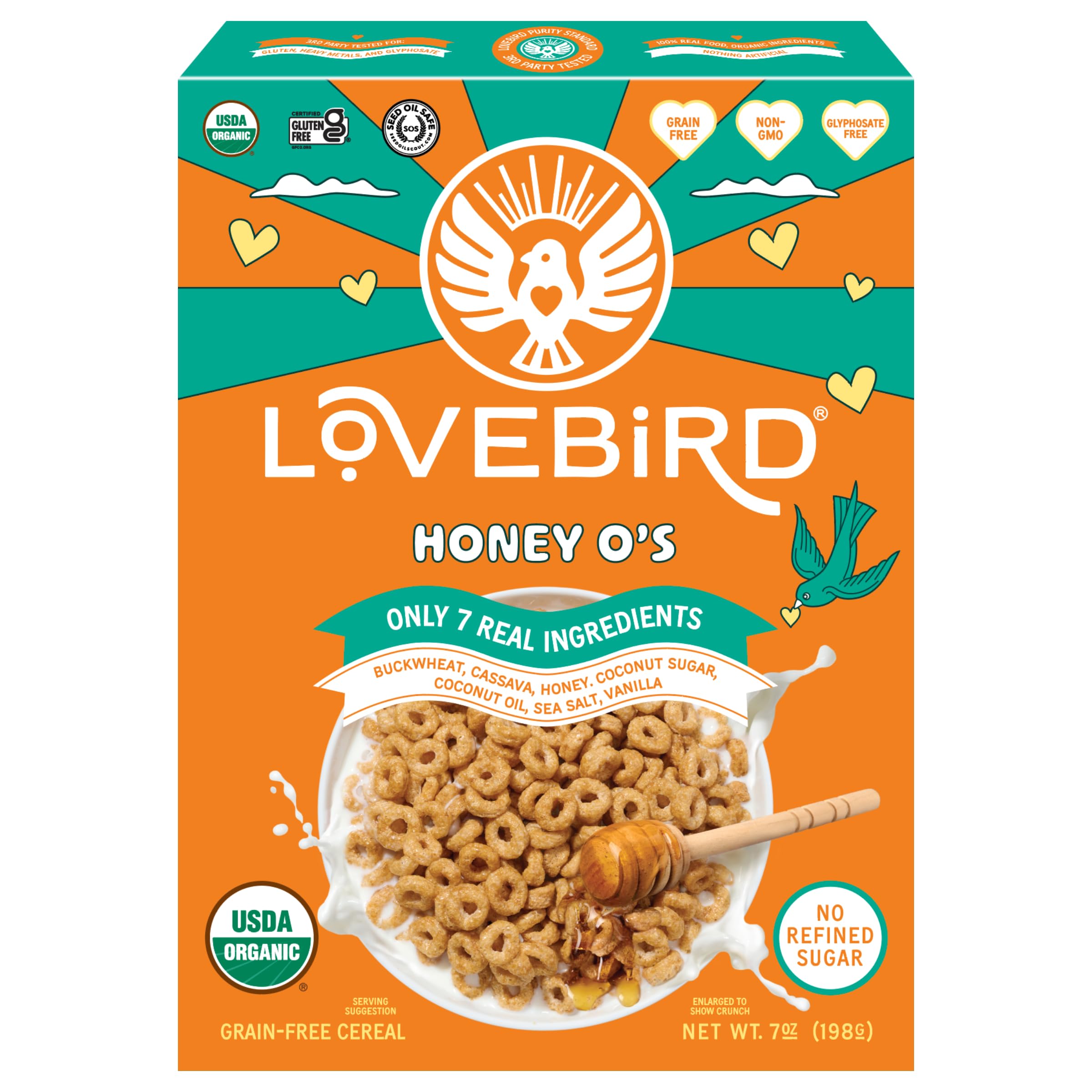 Cereal Honey Grain Free, 7 Ounce