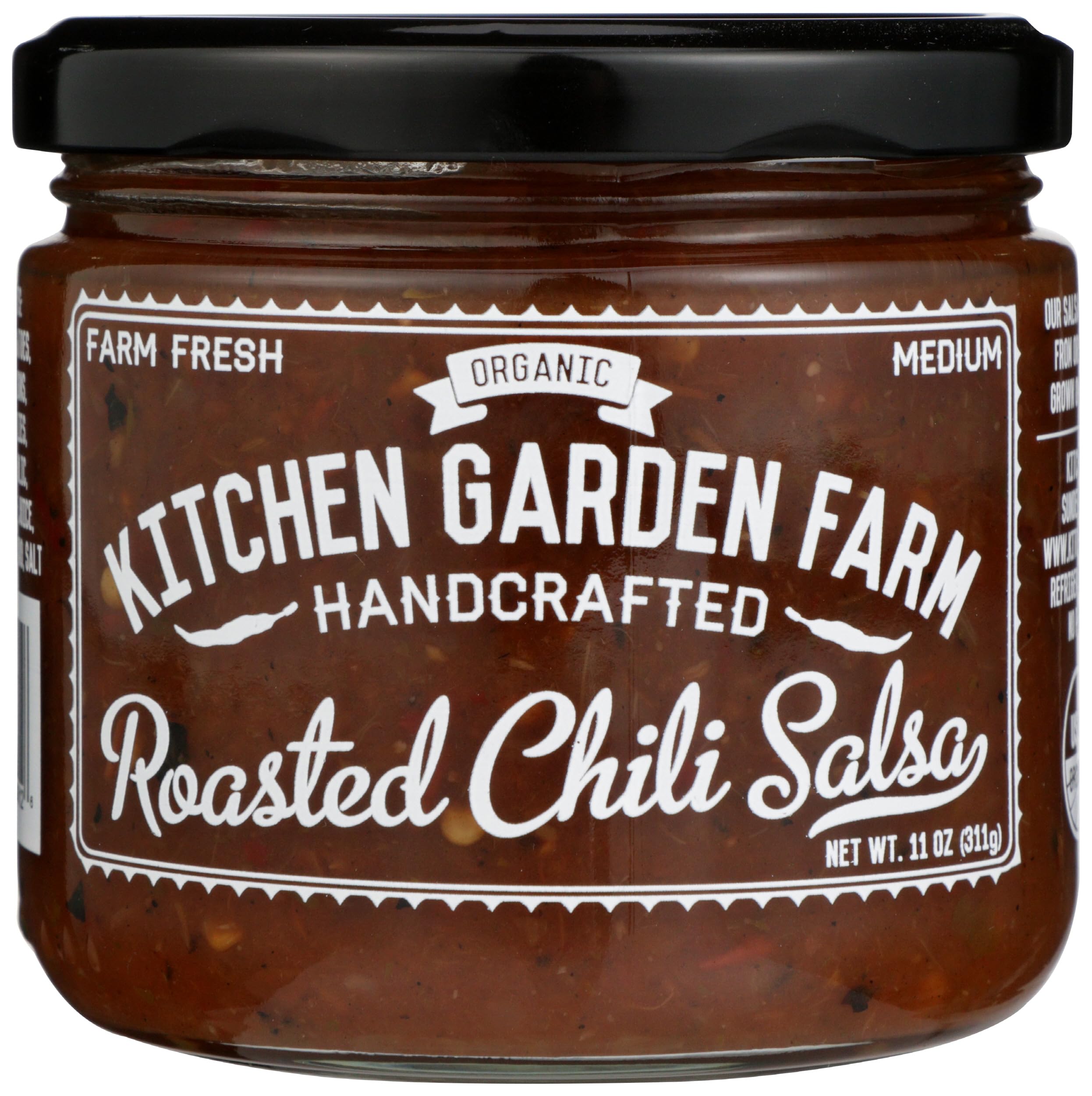 Kitchen Garden Organic Salsa Chili Roasted, 11 OZ