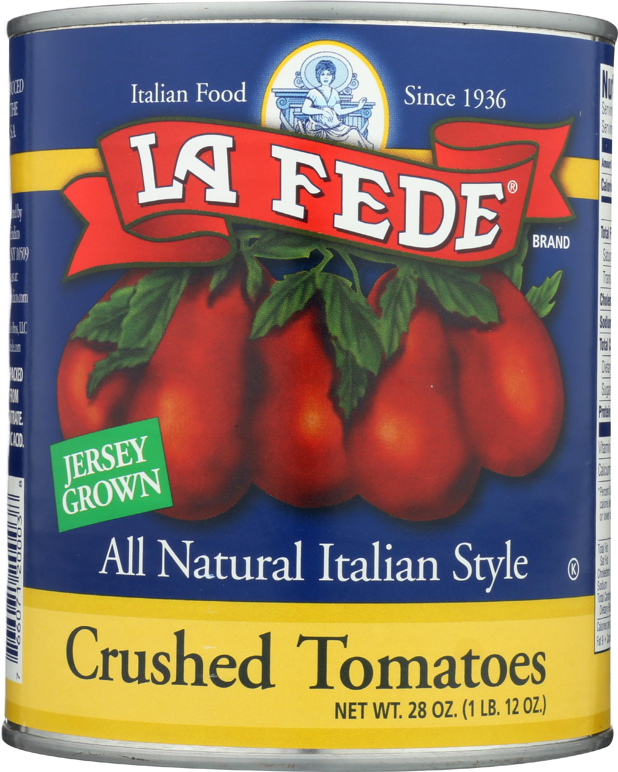 Tomato Crushed Nj Grown, 28 Ounce
