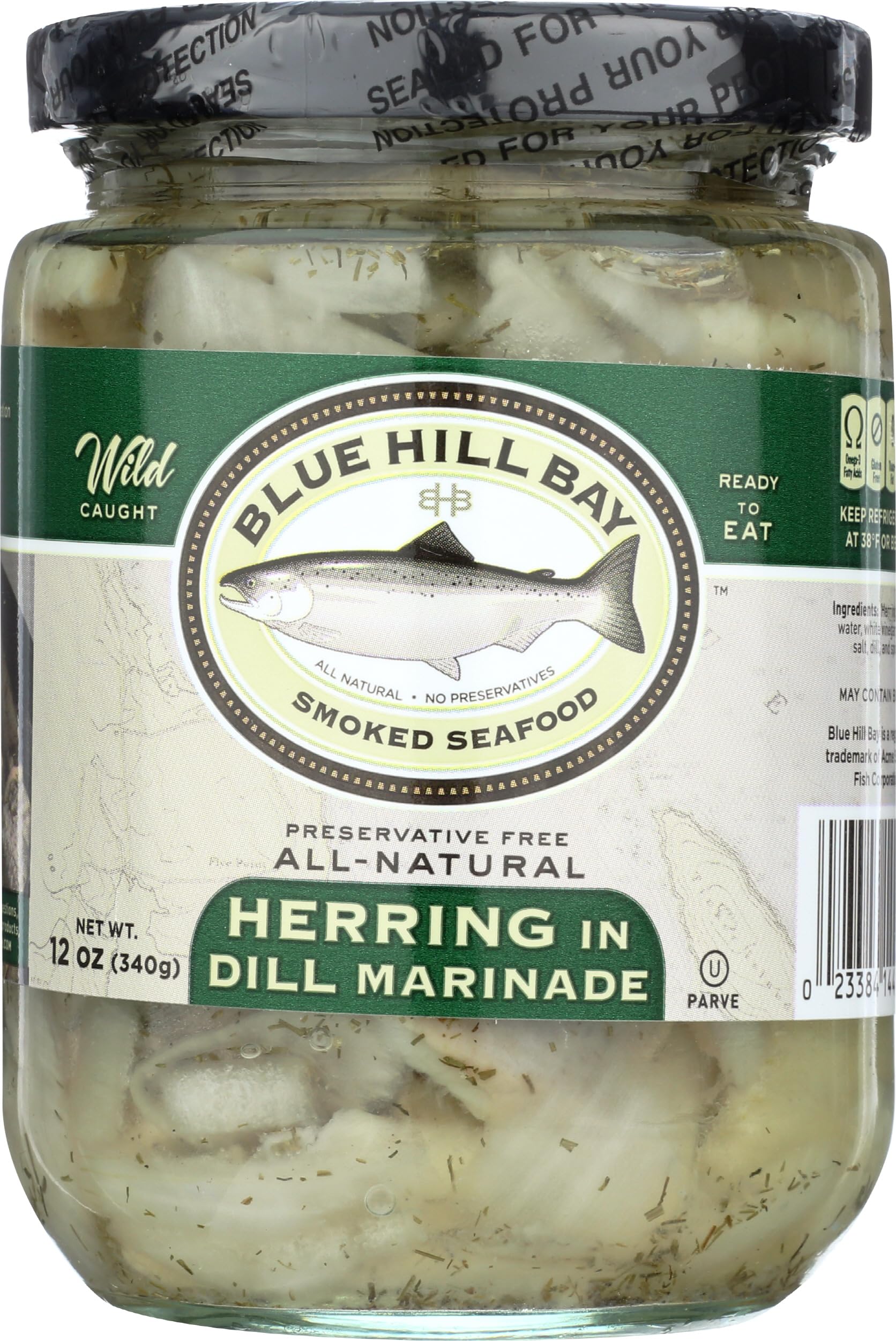 Blue Hill Bay Herring in Dill Marinade, 12 oz