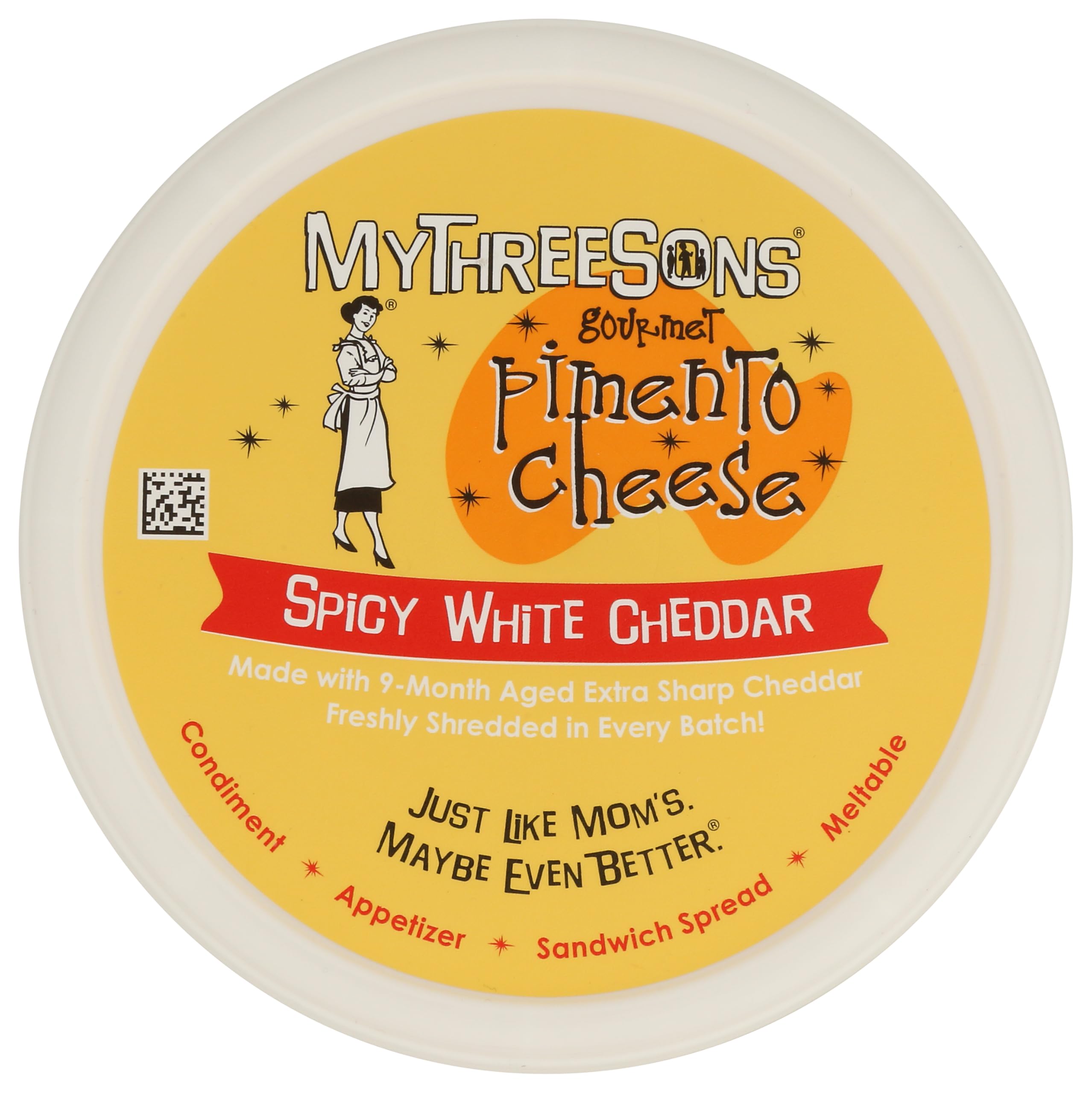 Pimento Cheese Spicy White Cheddar, 10 Ounce