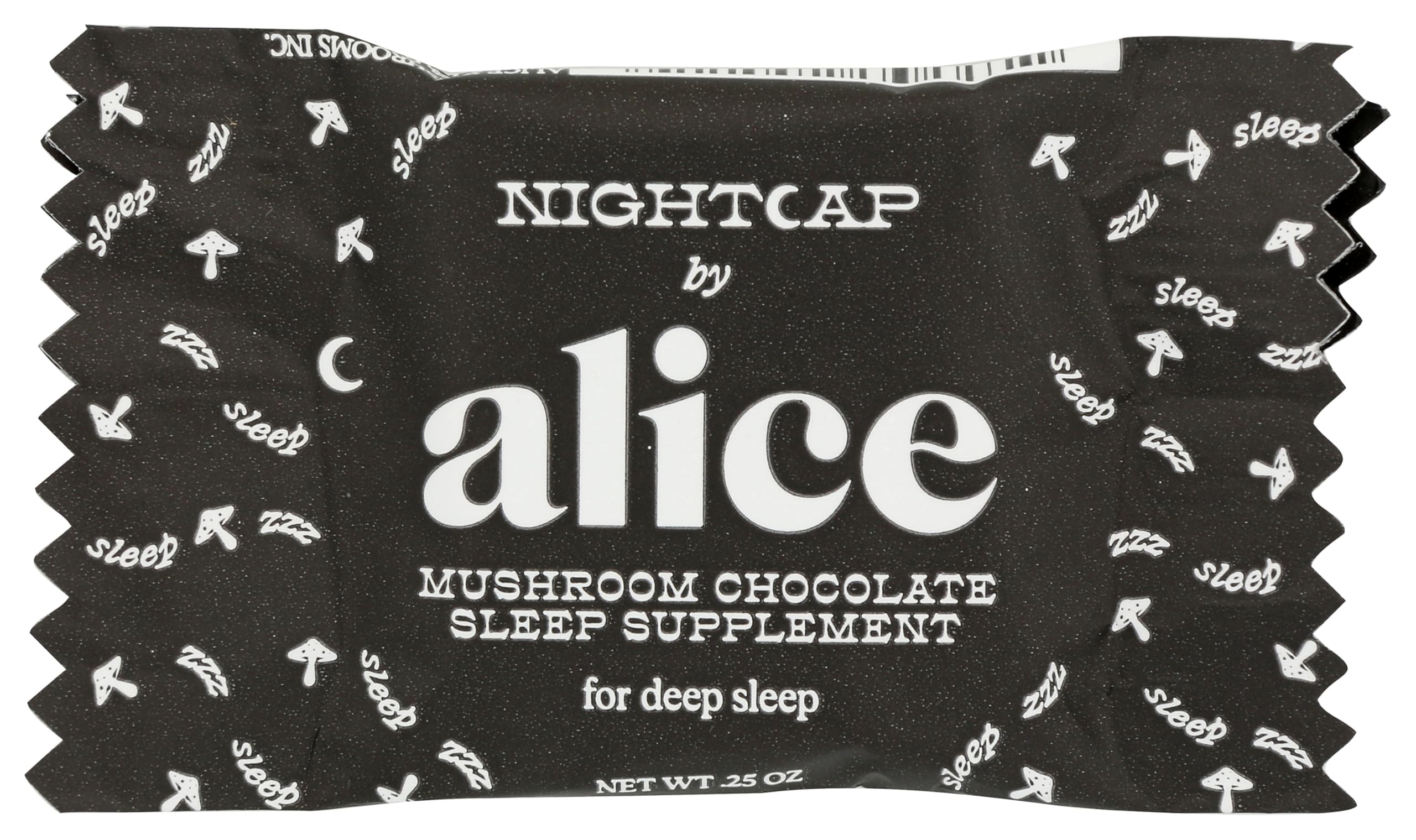 Alice Mushrooms Nightcap Mushroom & Mineral Chocolate Sgl, 0.25 OZ