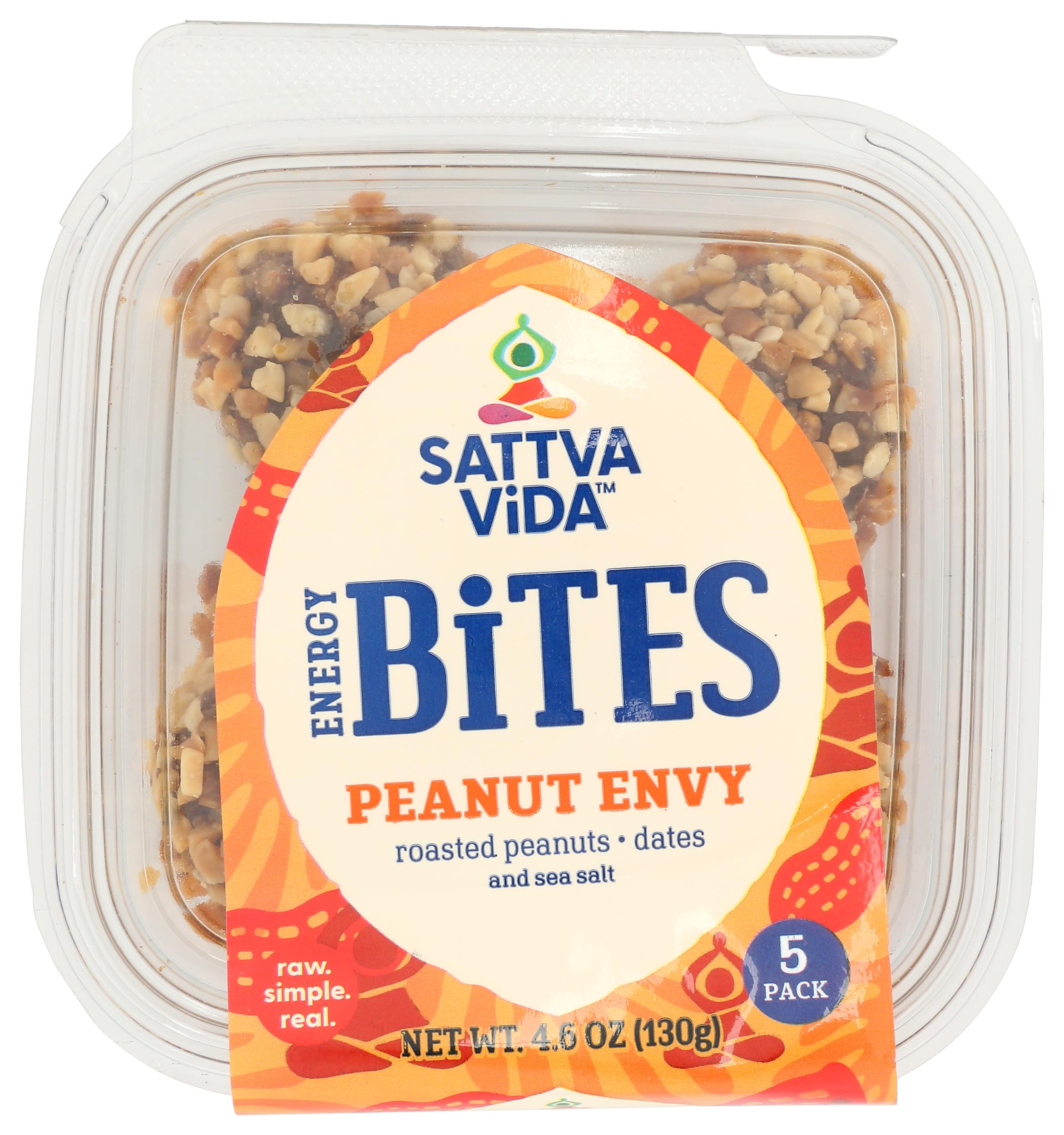Energy Bite Date Peanut Envy Conventional, 4.6 Ounce