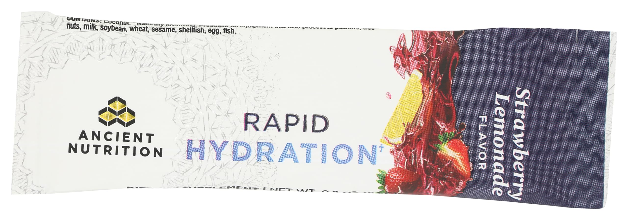 Hydration Powder Strawberry Lemon Single, 0.29 Ounce