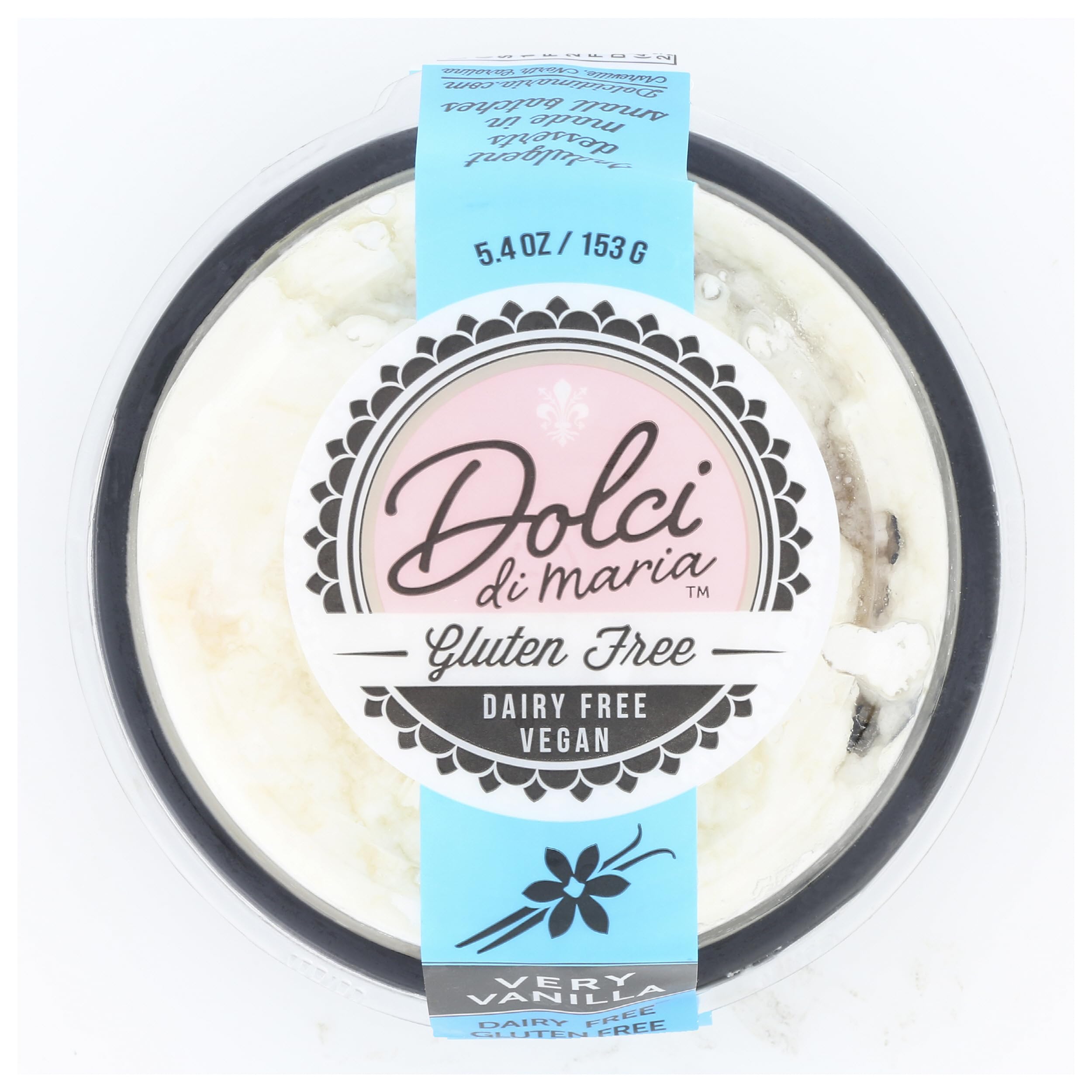 Dolci Di Maria, Cake Very Vanilla Round Individual, 5.4 Ounce