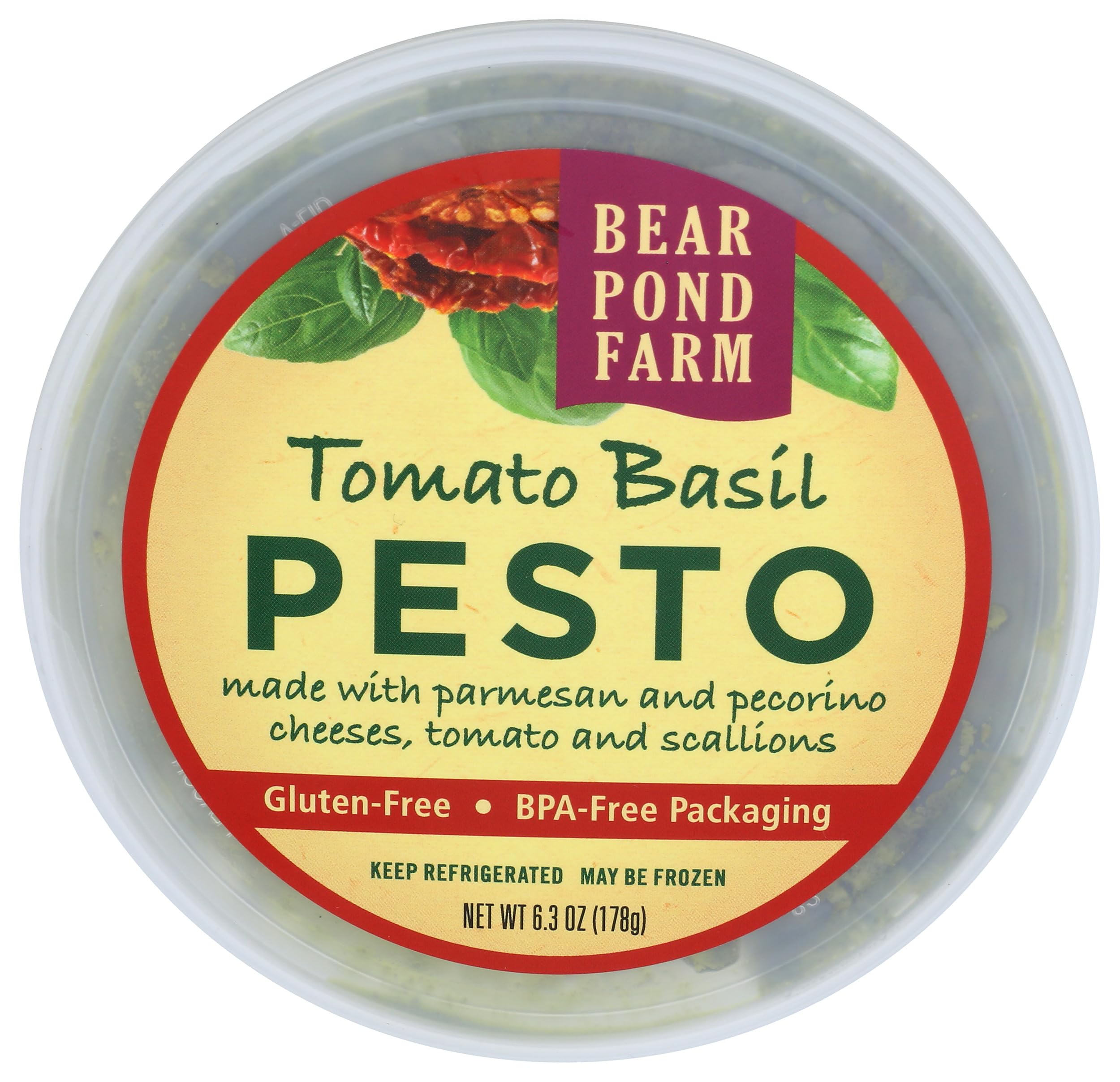 Bear Pond Farm Pesto Tomato Basil, 6.3 Ounce