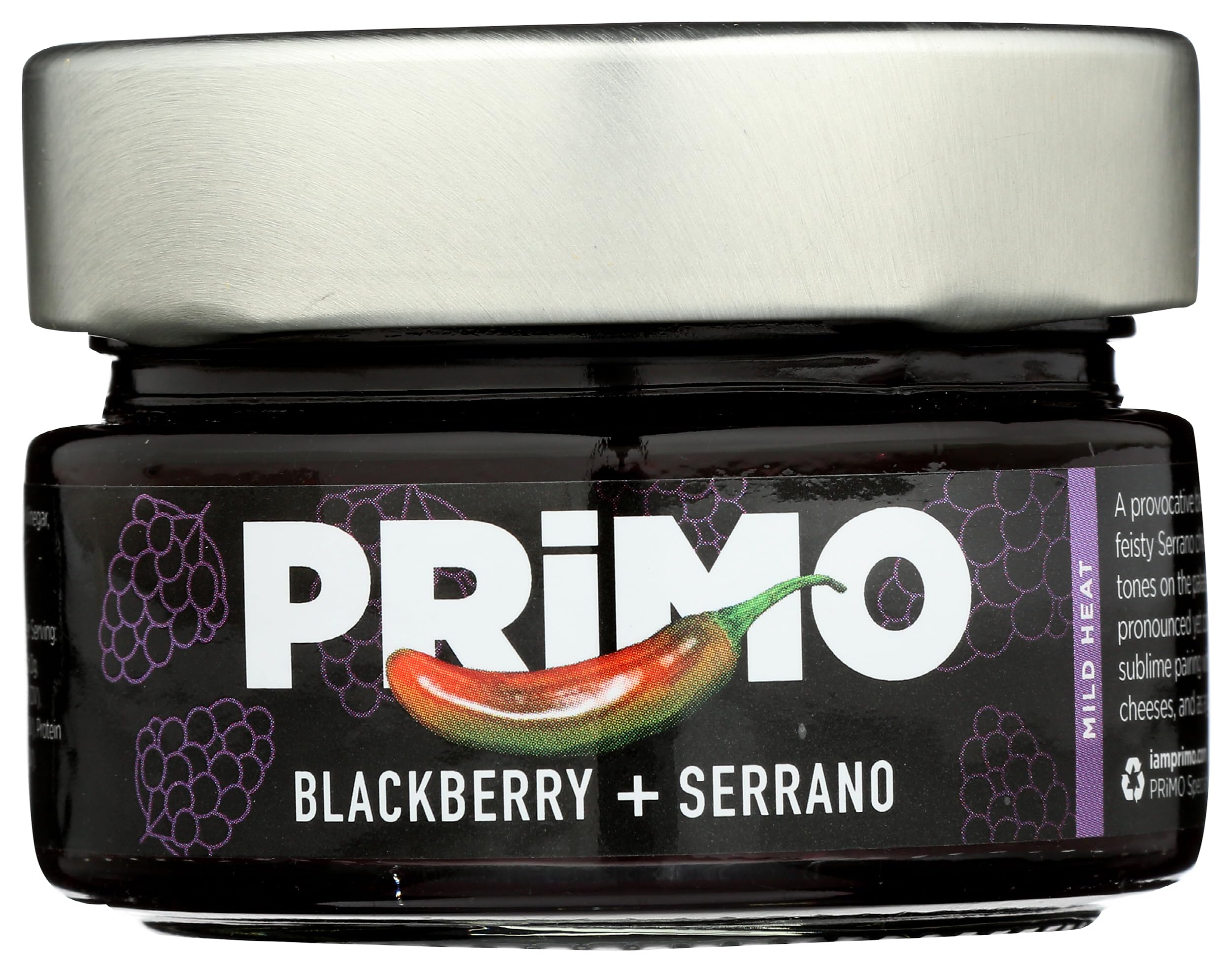 Primo Specialty Foods Blackberry Serrano Preserves, 4.5 OZ