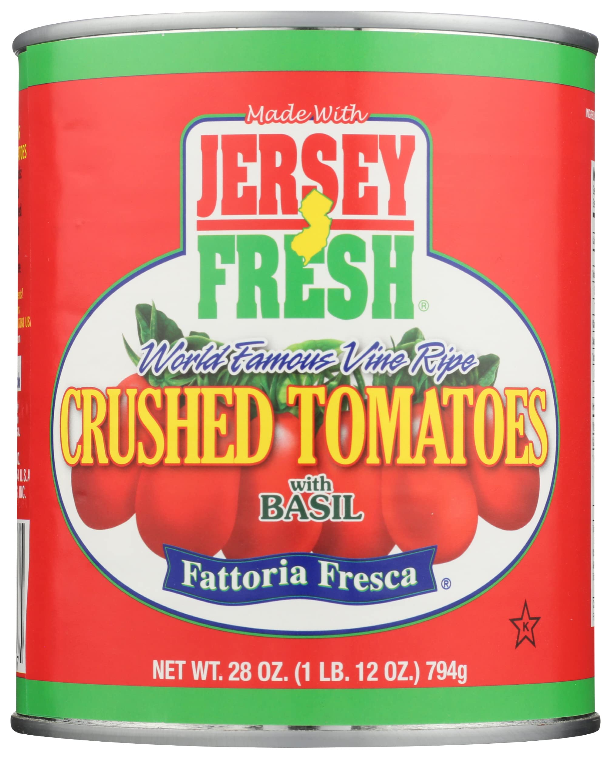 Tomato Crushed With Basil, 28 Ounce