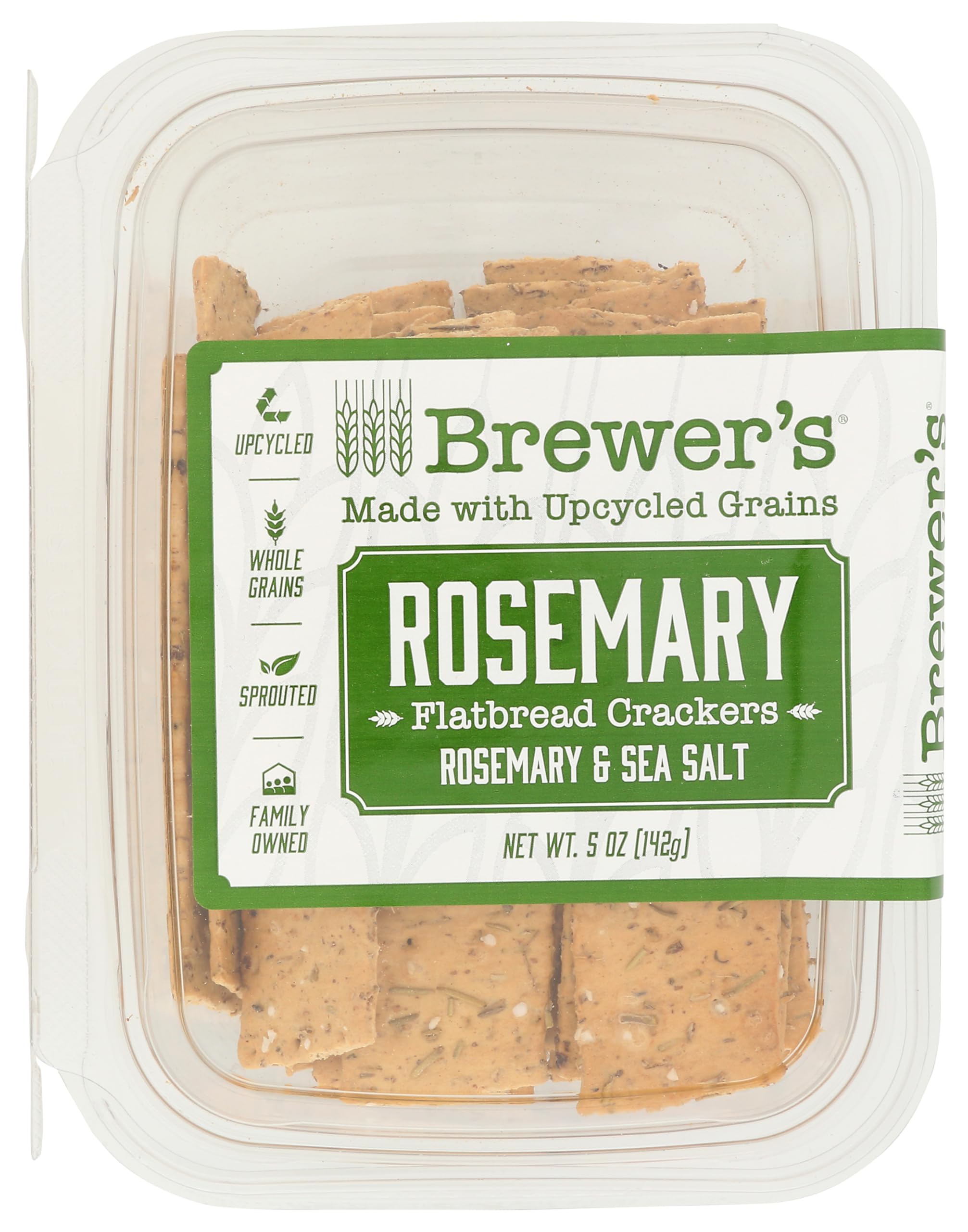 Brewer's Rosemary & Sea Salt Flatbread Crackers, 5 OZ
