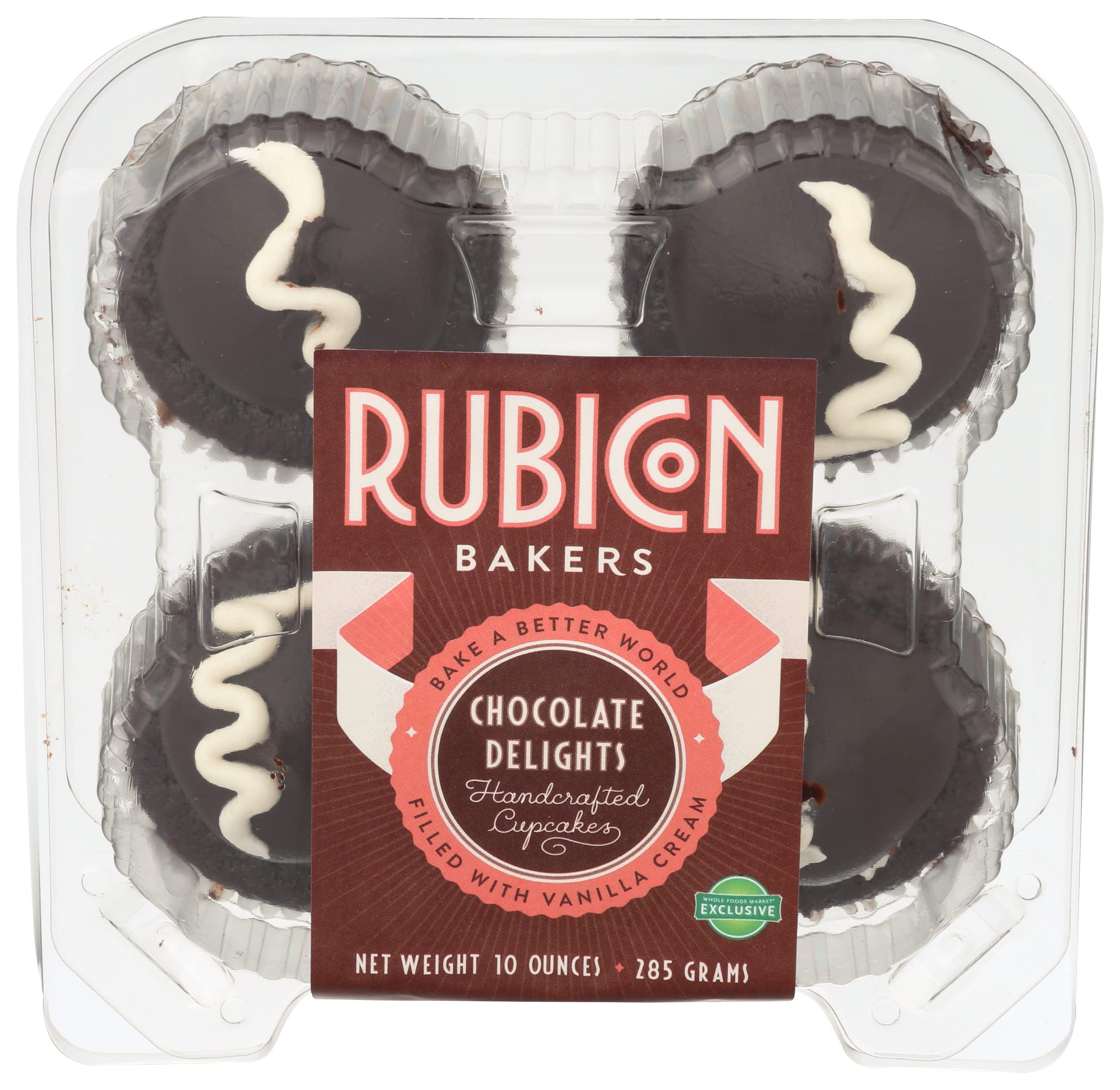 Rubicon Bakery Cupcake Chocolate, 10 Ounce