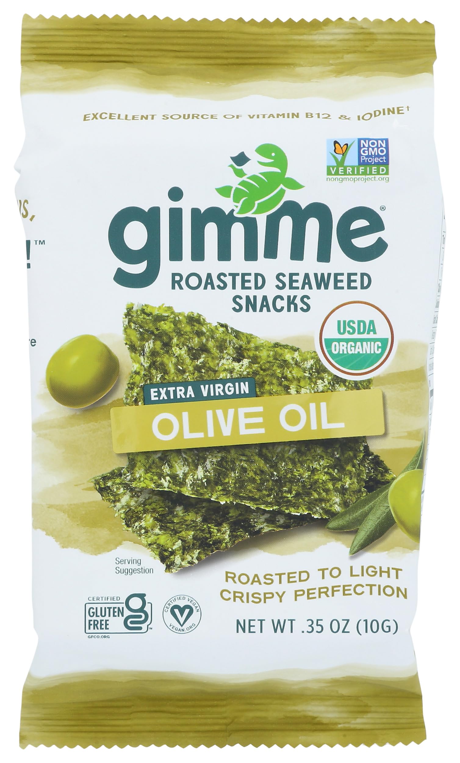 Gimme, Seaweed Roasted Extra Virgin Olive Oil Organic, 0.35 Ounce