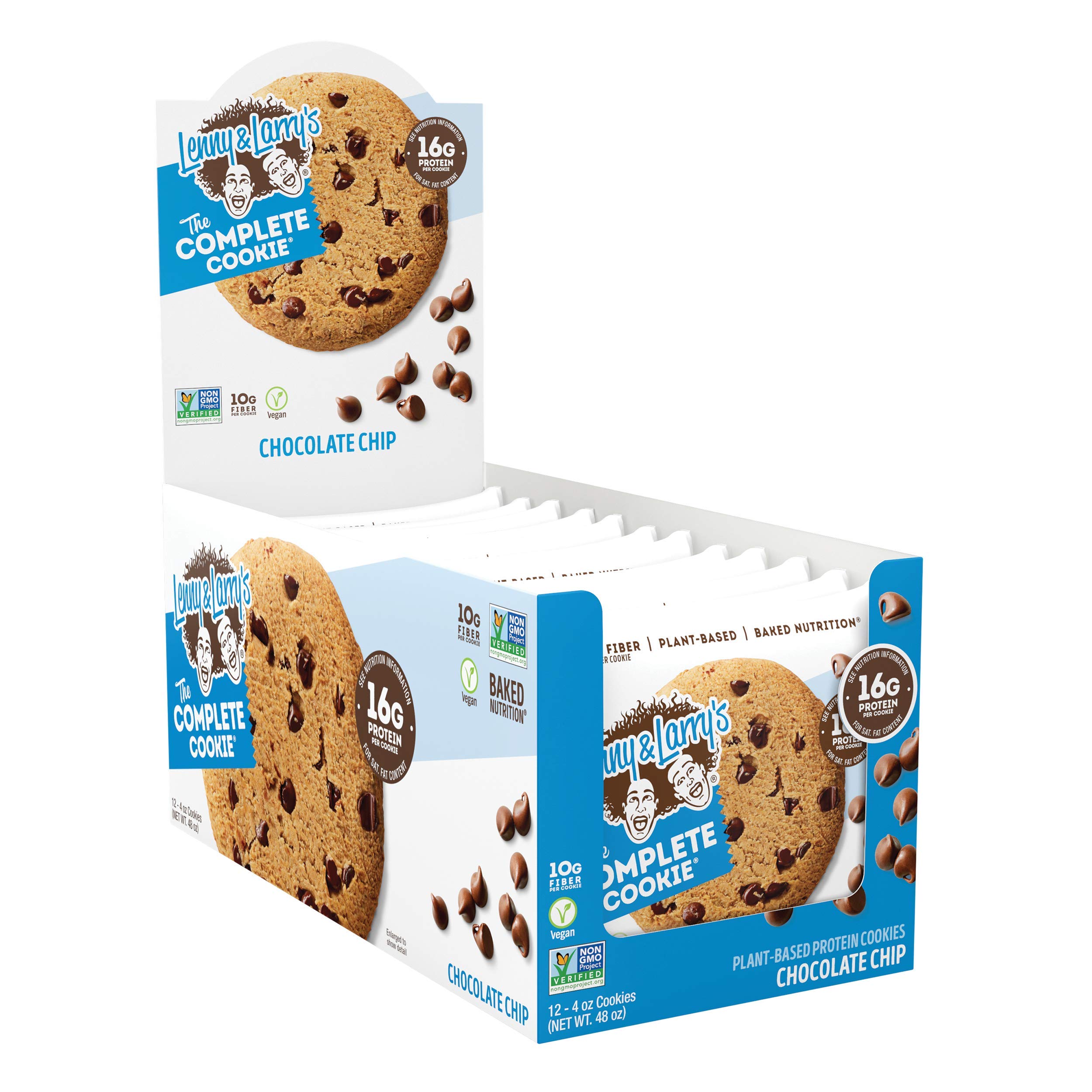 Lenny & Larrys, Cookie Complete Chocolate Chip, 12 Count, 4 Ounce