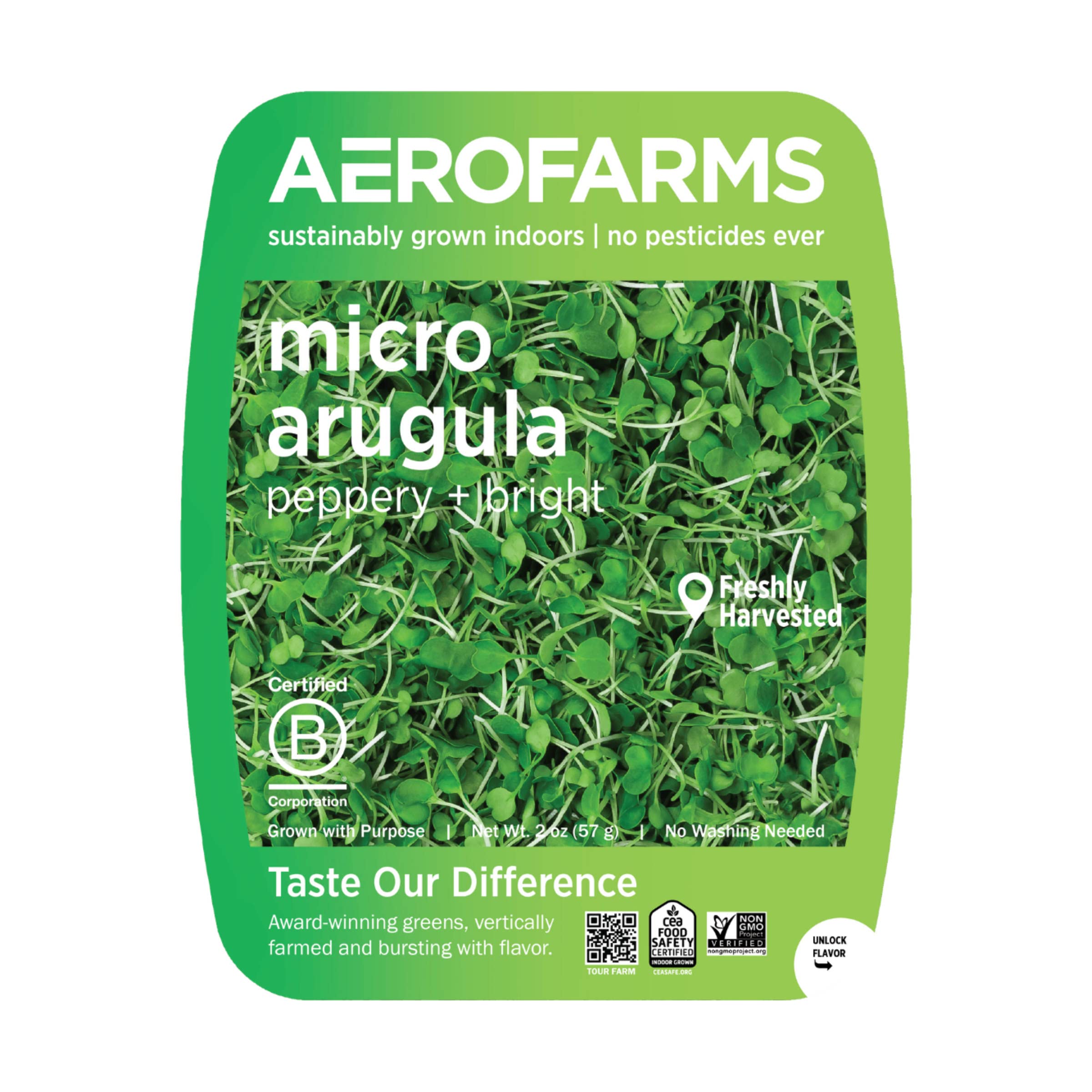 Aerofarms, Microgreen Arugula, 2 Ounce