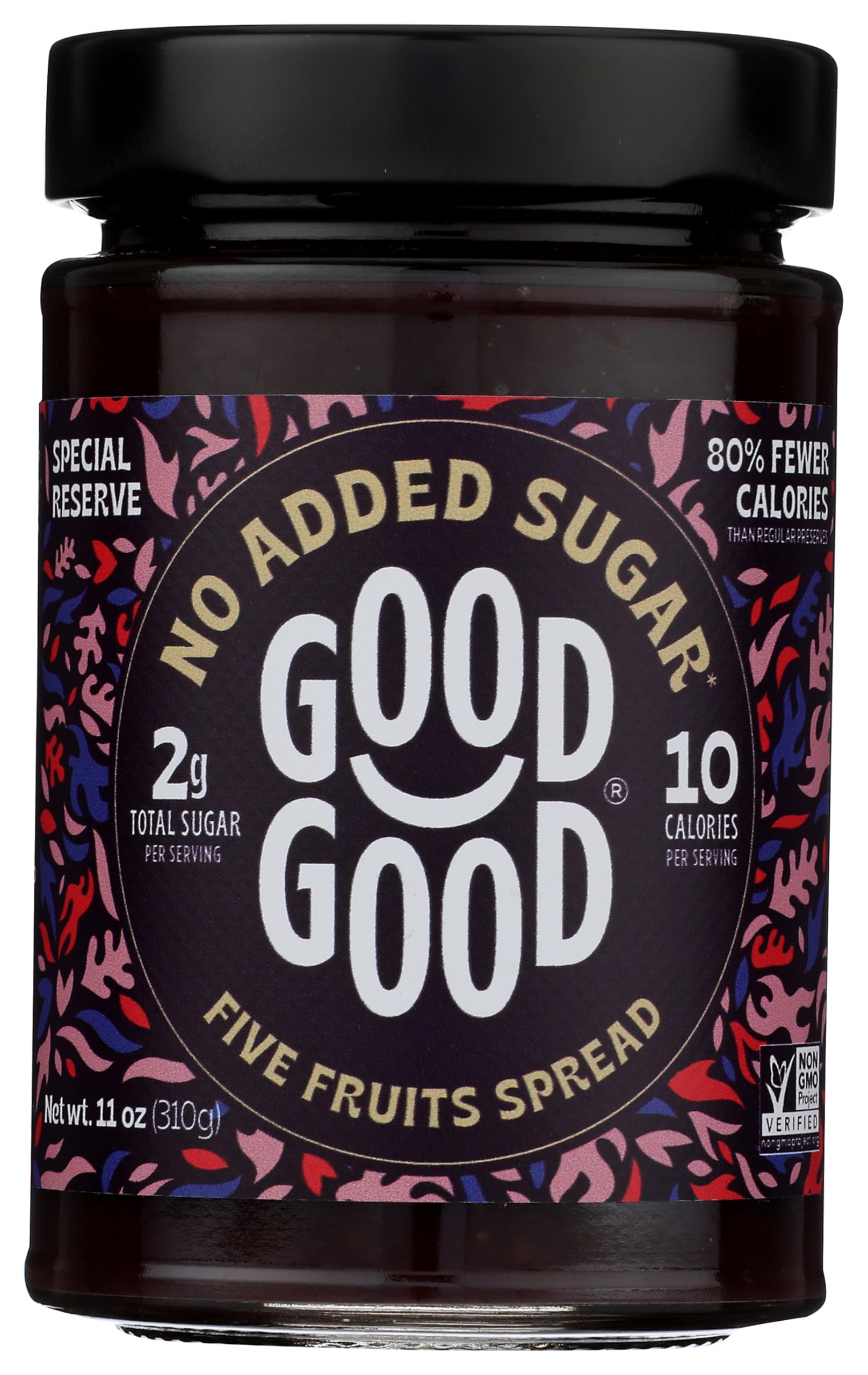 GOOD GOOD Special Reserve Five Fruits Fruit Spread, 11 OZ