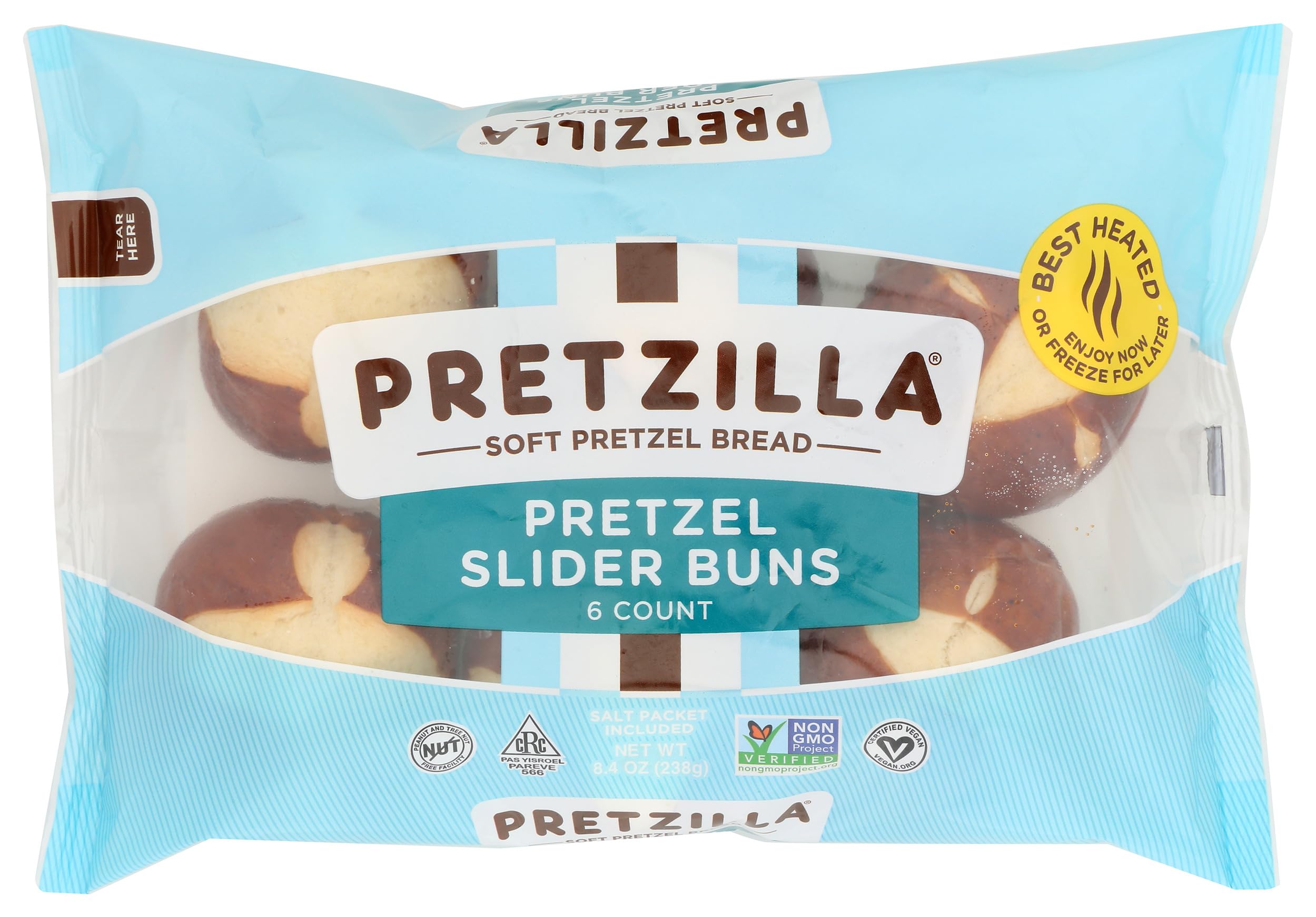 Pretzilla, Buns Slider Pretzel, 8.4 Ounce