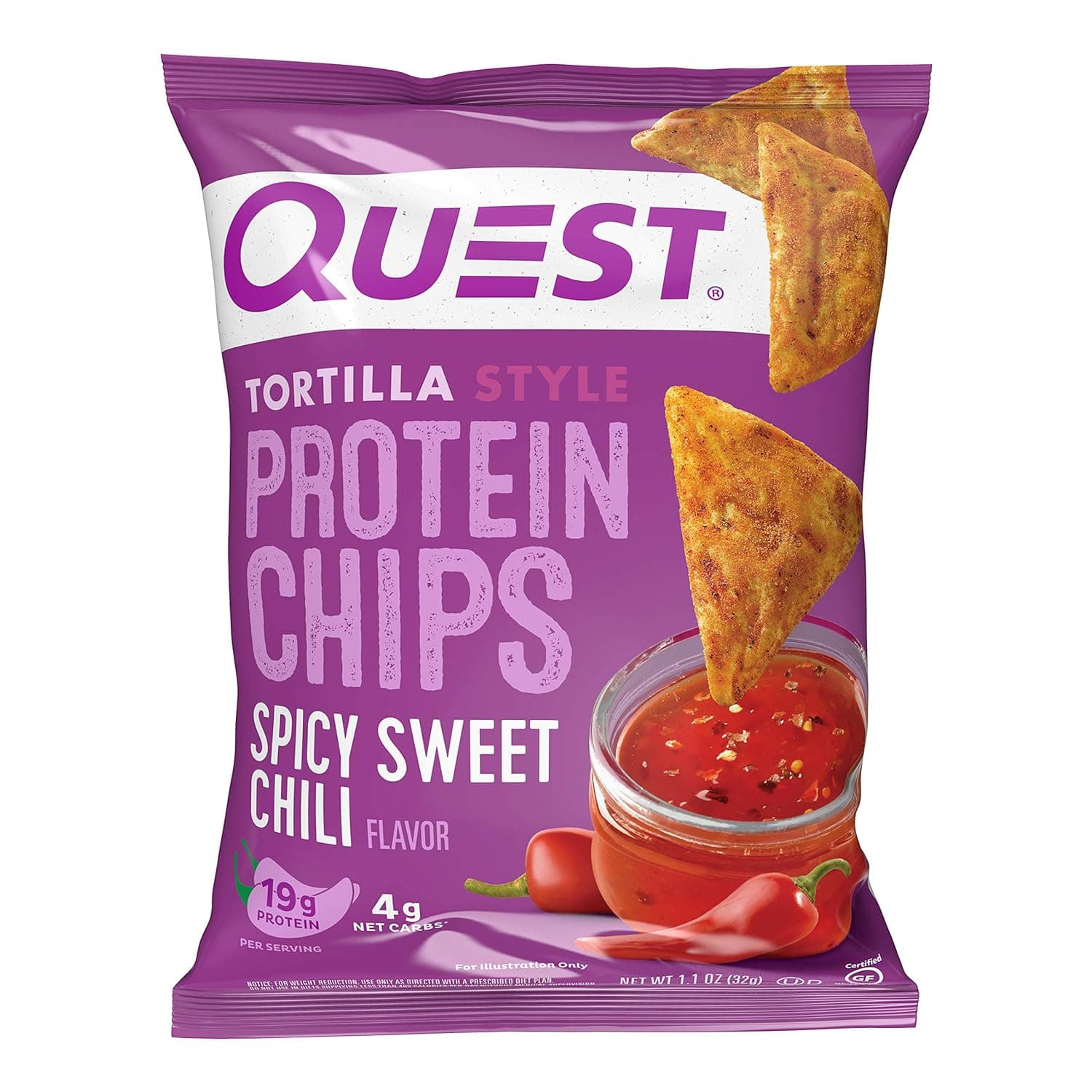 Quest Nutrition Tortilla Style Protein Chips (Spice Sweet Chili)