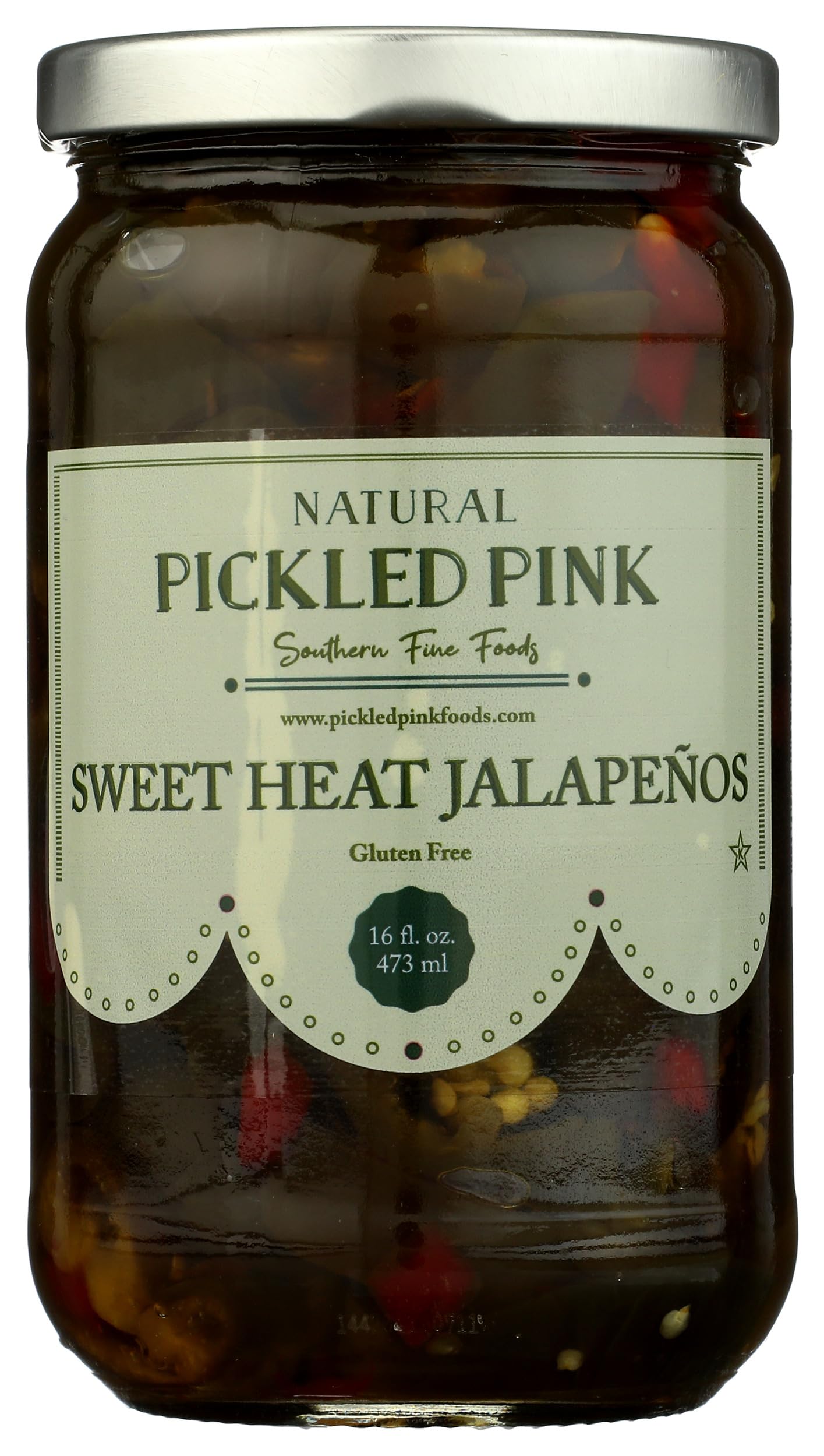 Pickled Pink Foods Jalapenos Sweet Heat, 16 Fl Oz