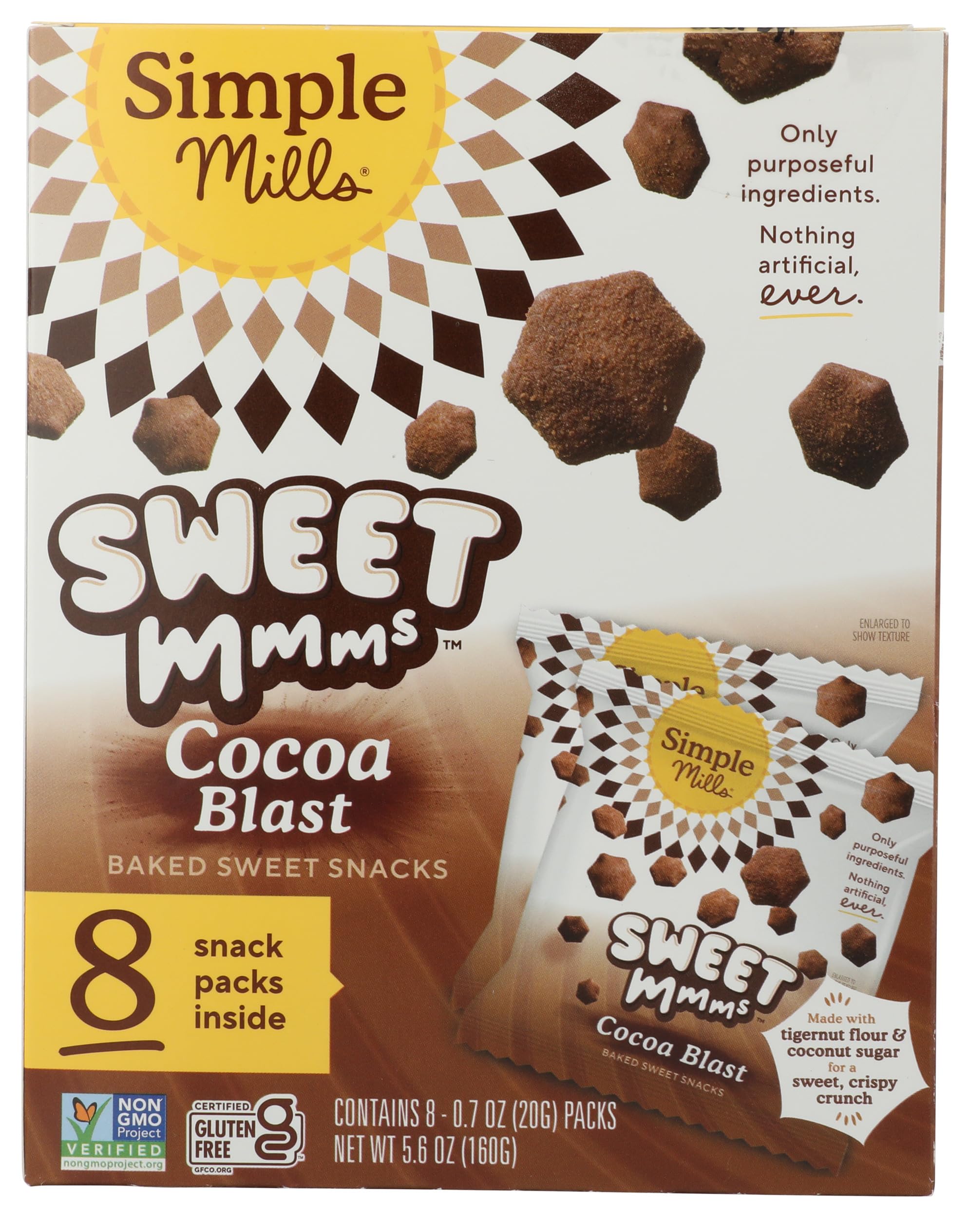 Simple Mills Sweet Mmms Cocoa Blast 8pk, 0.7 OZ
