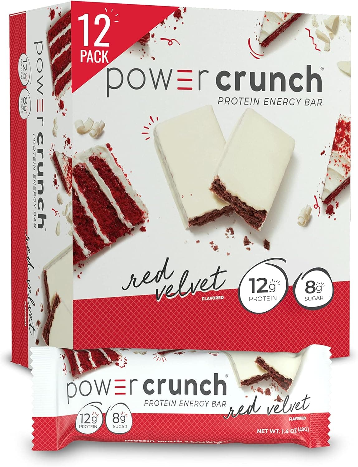 Power Crunch Protein Wafer Bars (Red Velvet)