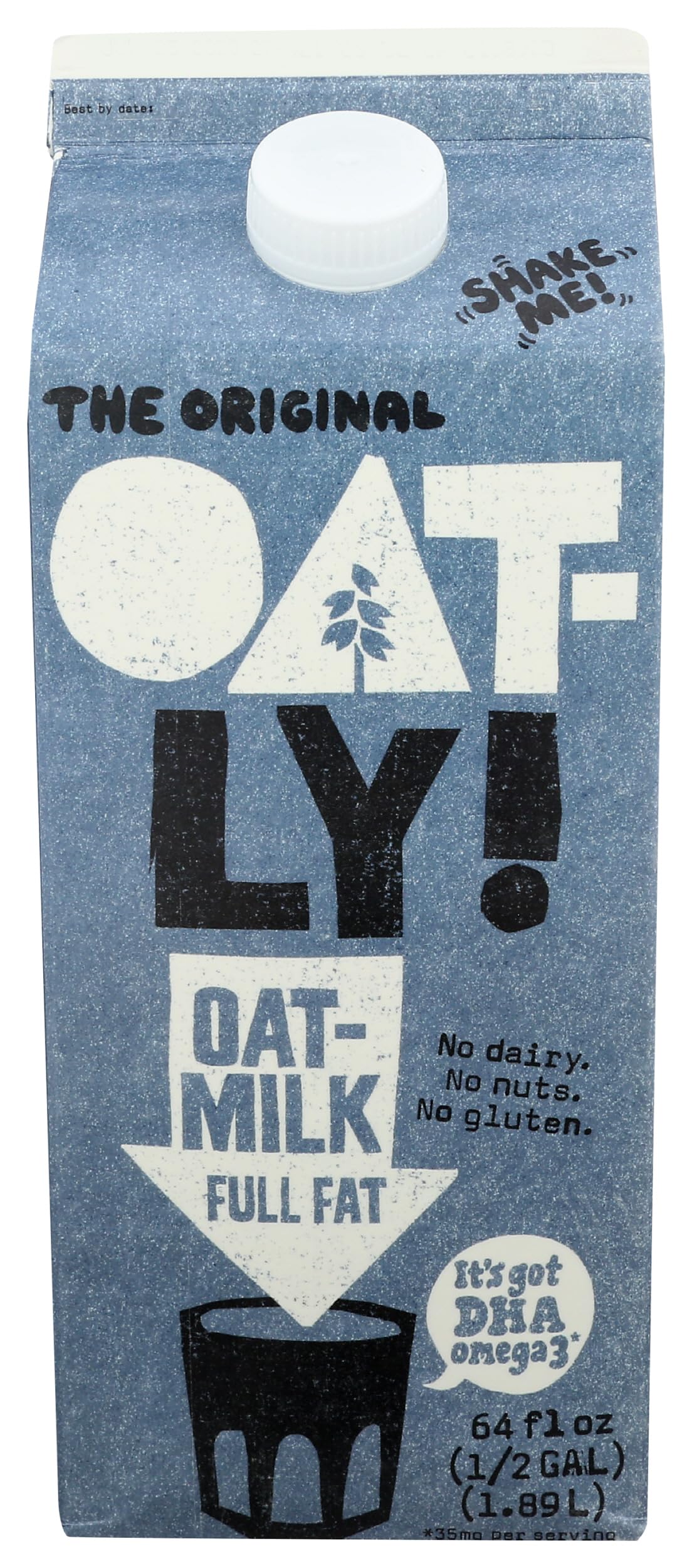 Milk Oat Full Fat, 64 Fl Oz | Plant-Based Made from Oats, Milk Alternative, Vegan, Non-GMO, Gluten Free, Kosher