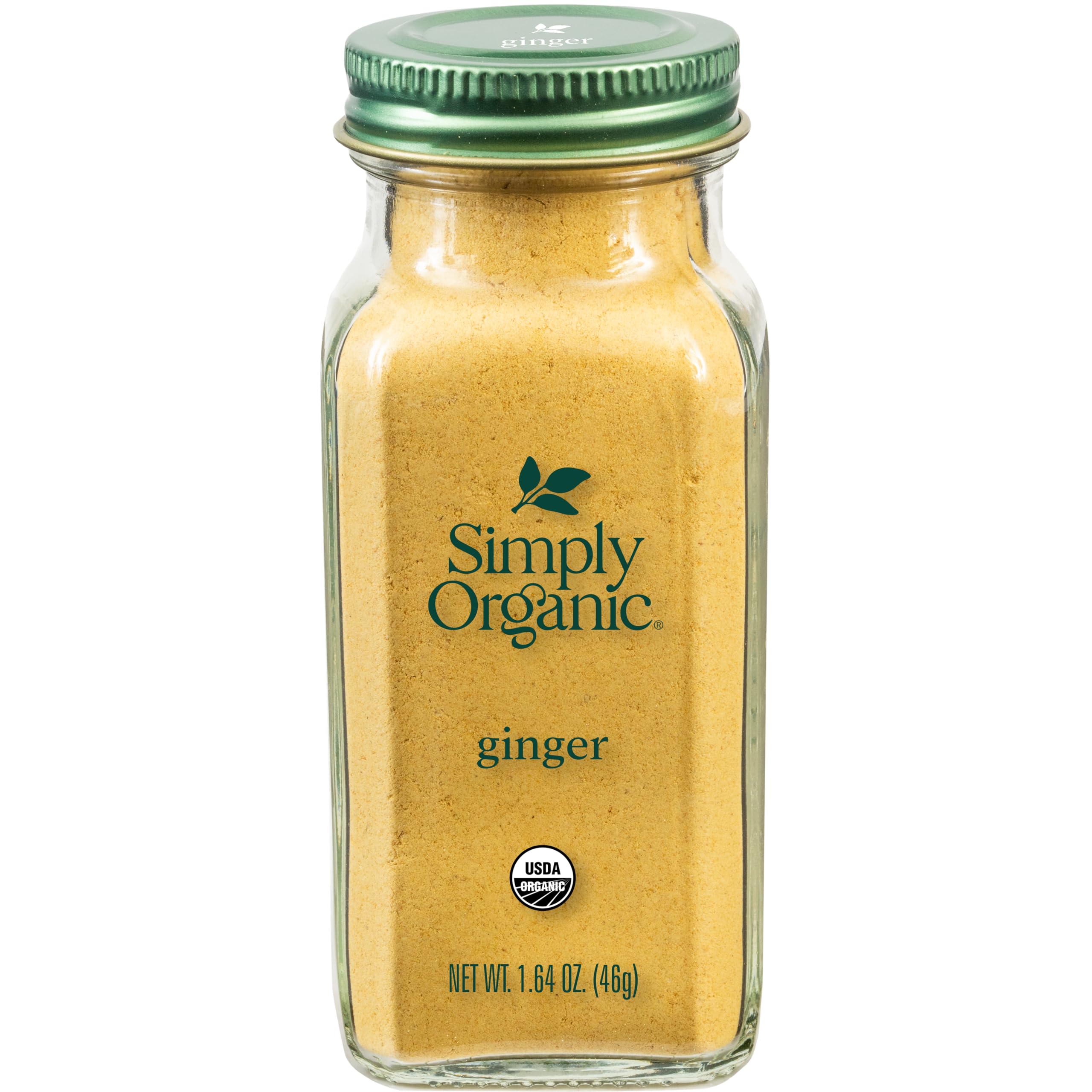 Ginger Organic, 1.64 Ounce | Non ETO, Non Irradiated, Non GMO, Complements Both Sweet & Savory Dishes