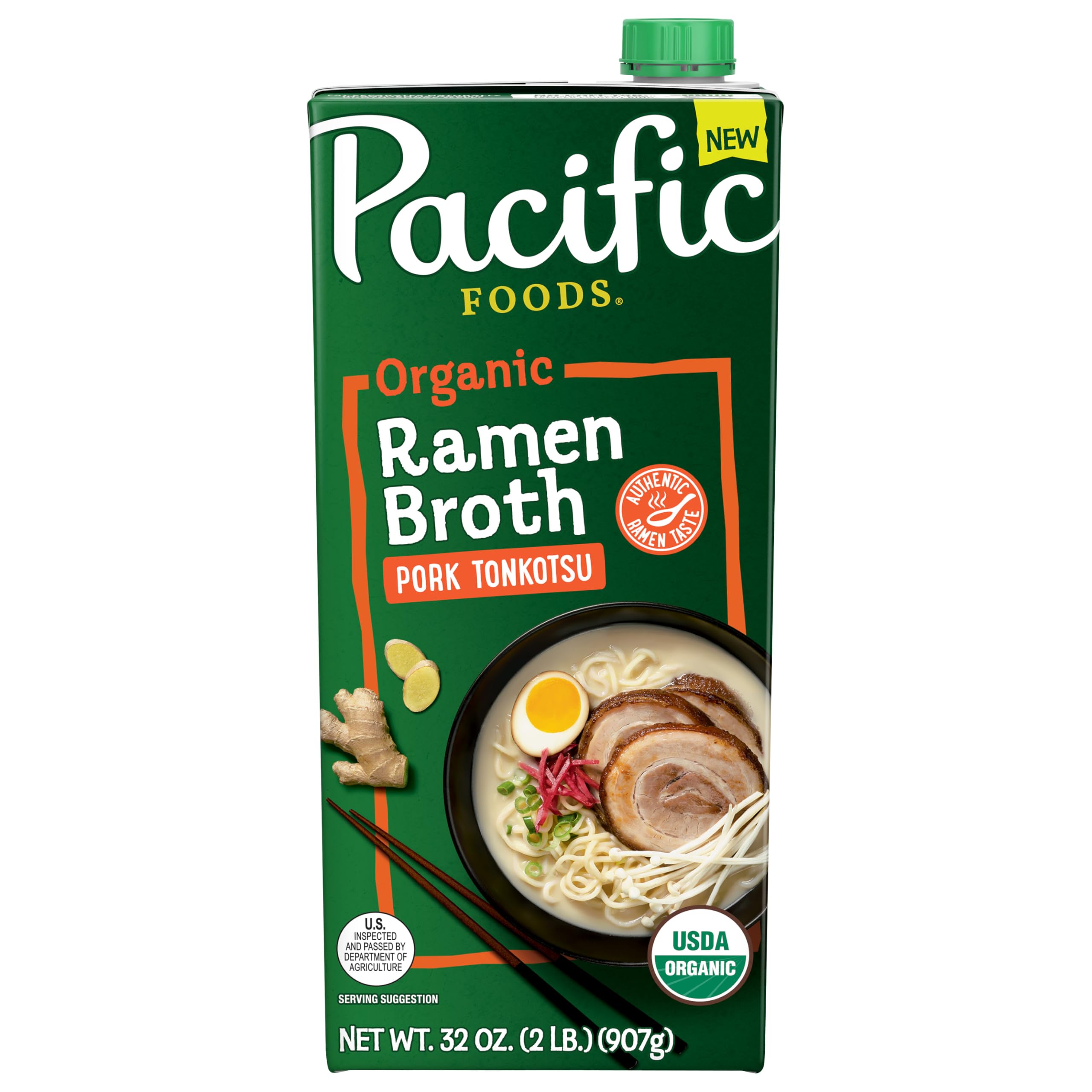 Pacific Foods Organic Pork Tonkotsu Ramen Broth, 32 OZ
