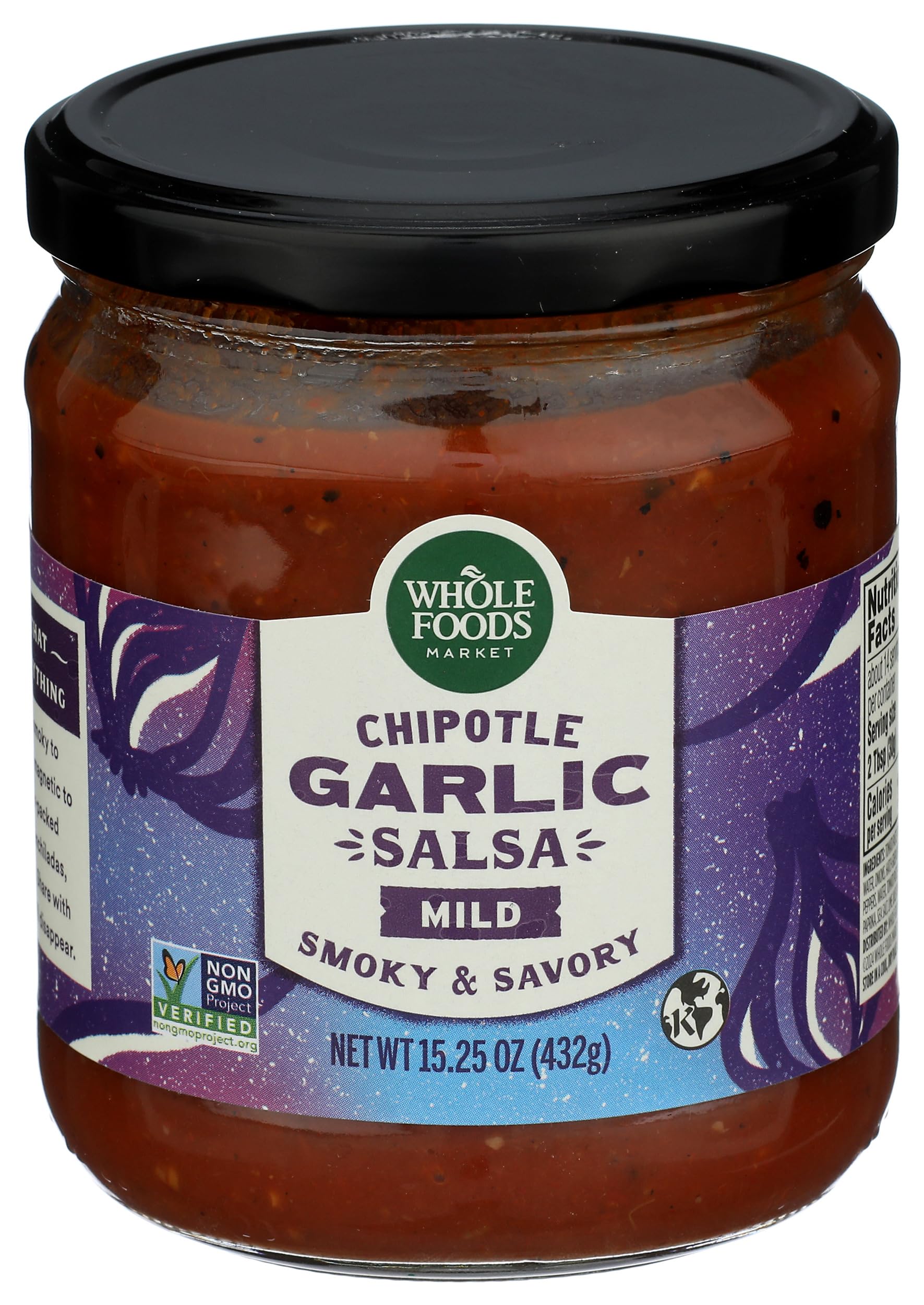 Whole Foods Market Chipotle Garlic Salsa, 15.25 OZ