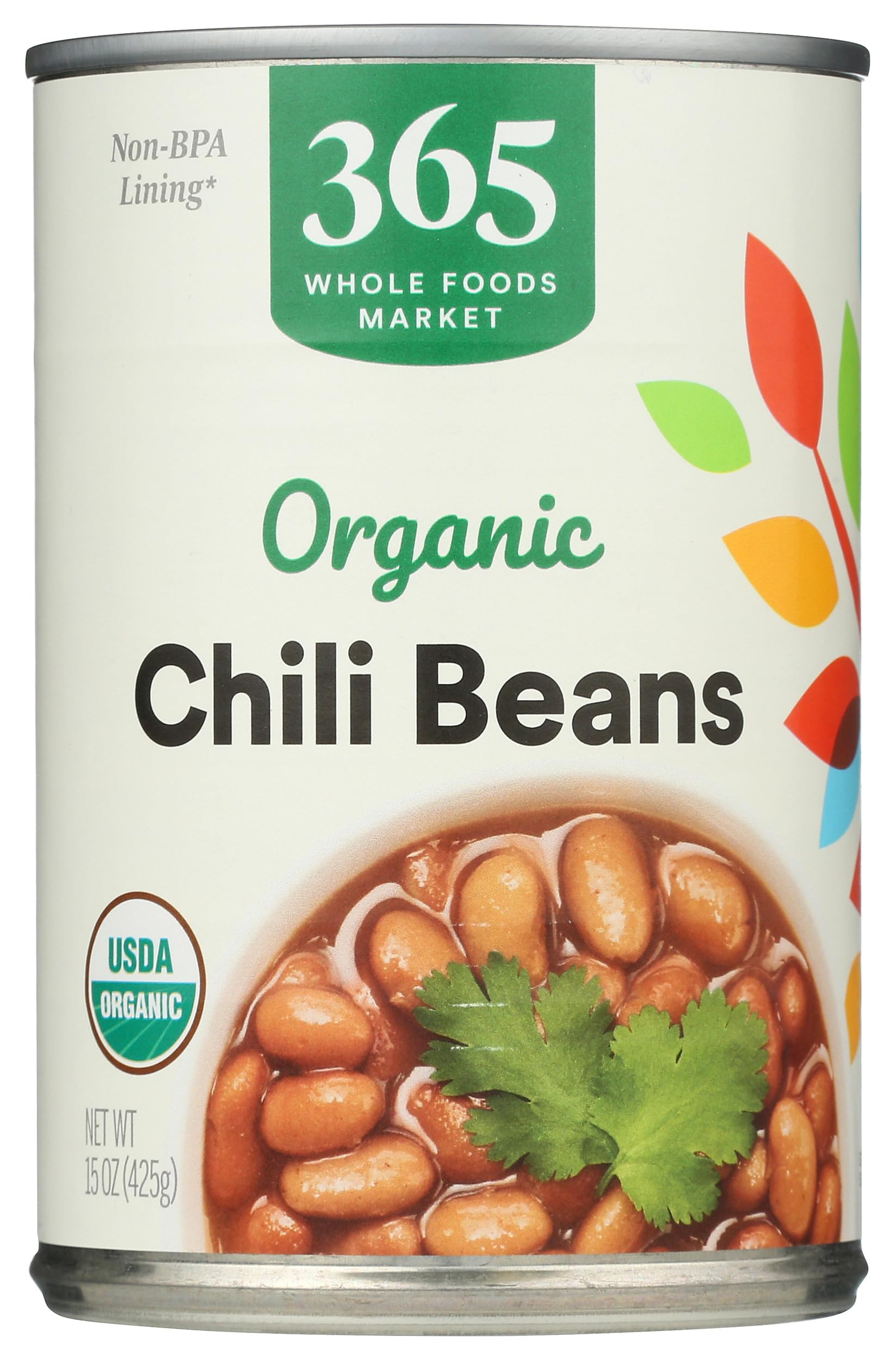 365 by Whole Foods Market Organic Chili Beans, 15 Ounce