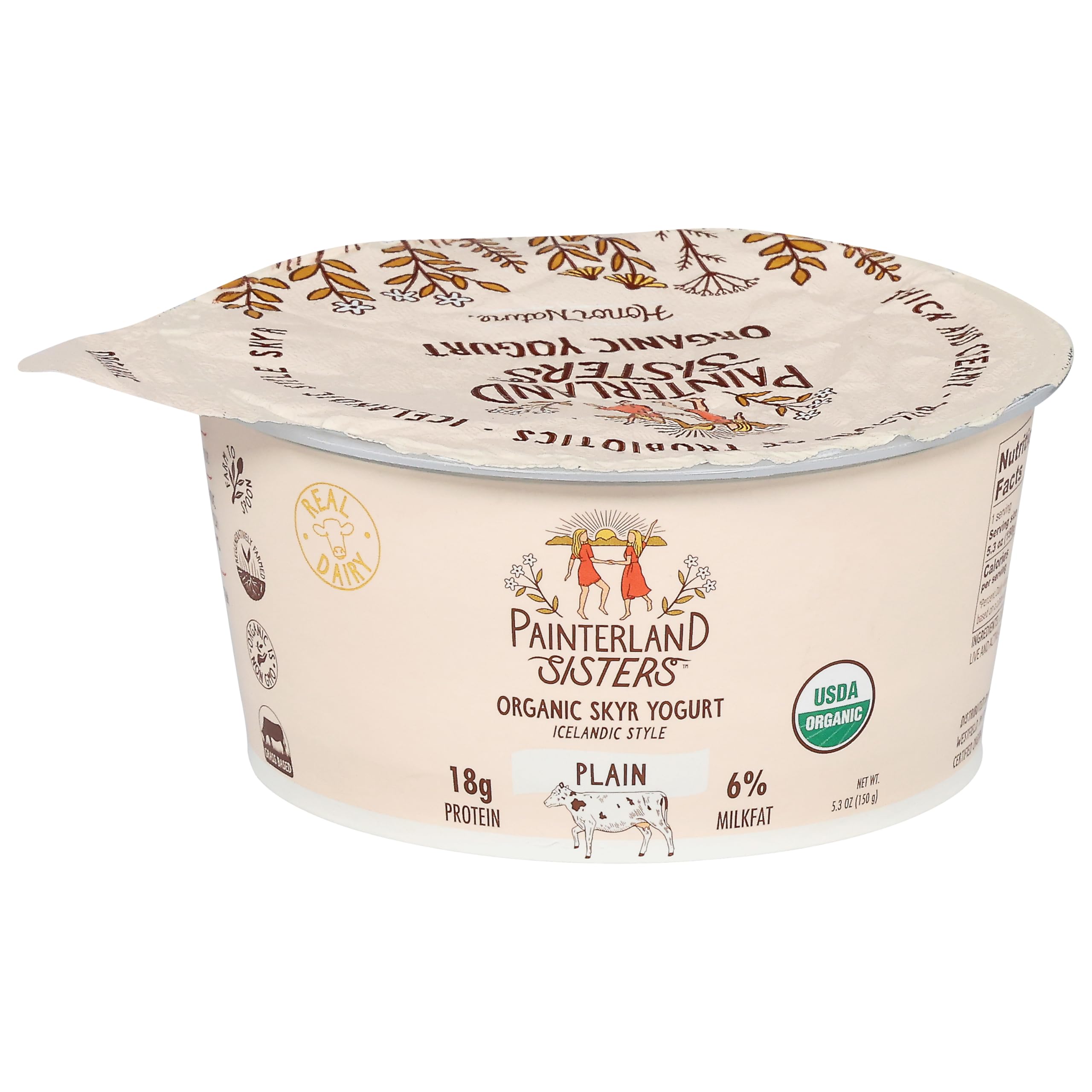 Yogurt Icelandic Style SKYR Plain Organic, 5.3 Ounce