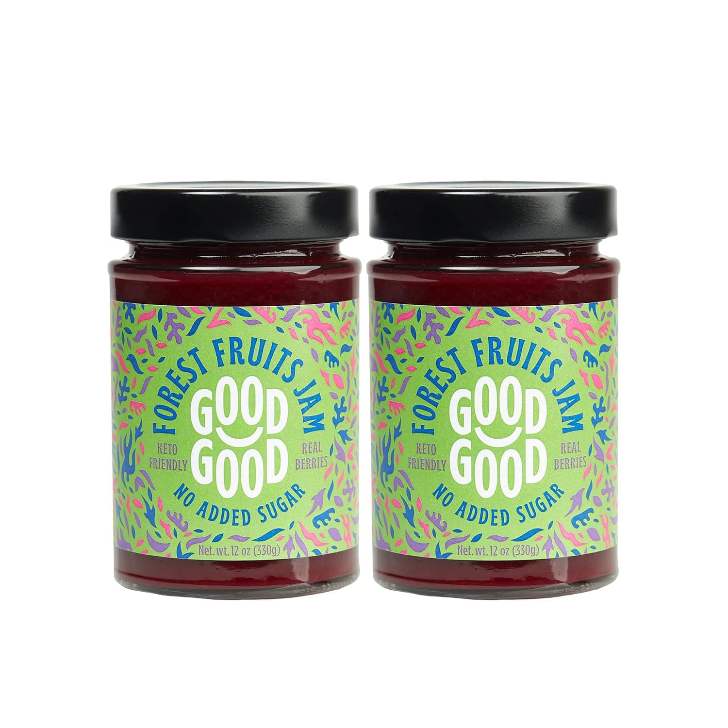 GOOD GOOD No Added Sugar Jam (Forest Fruit)