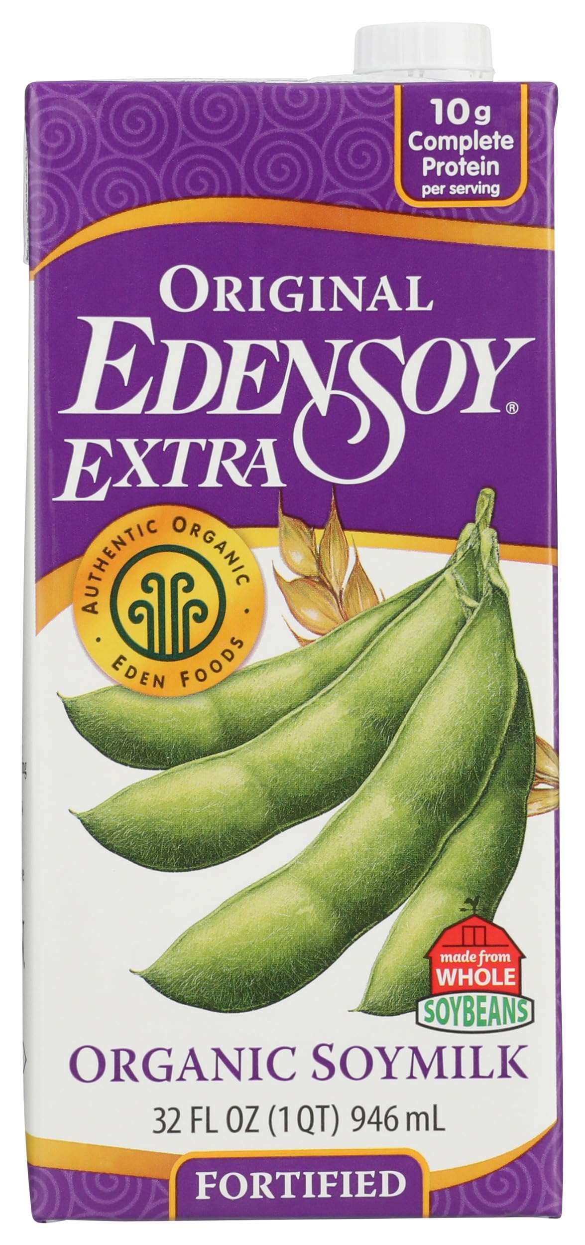 Eden Foods Extra Organic Original Fortified Soymilk, 32 oz