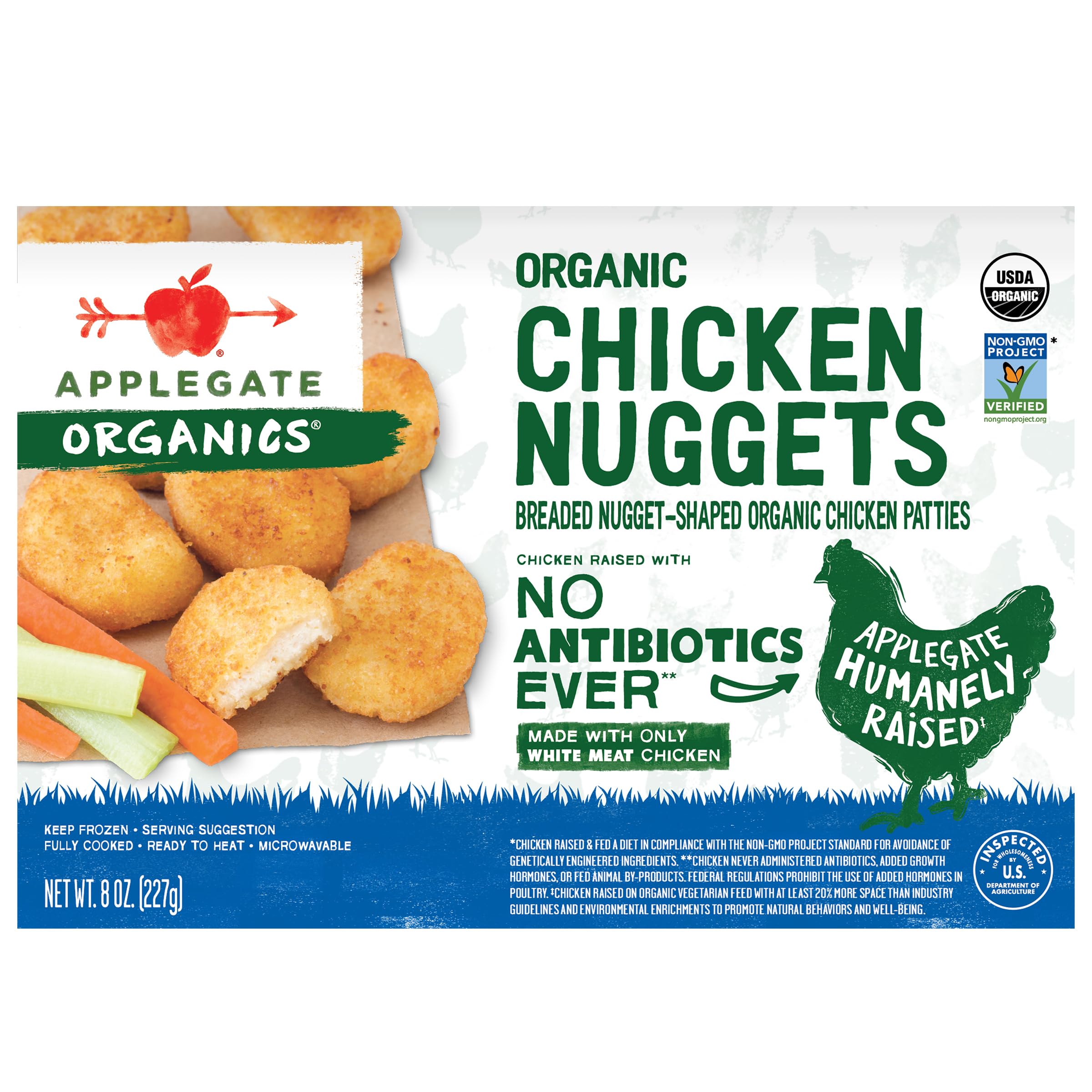 Organic Chicken Nuggets, 8oz (Frozen)