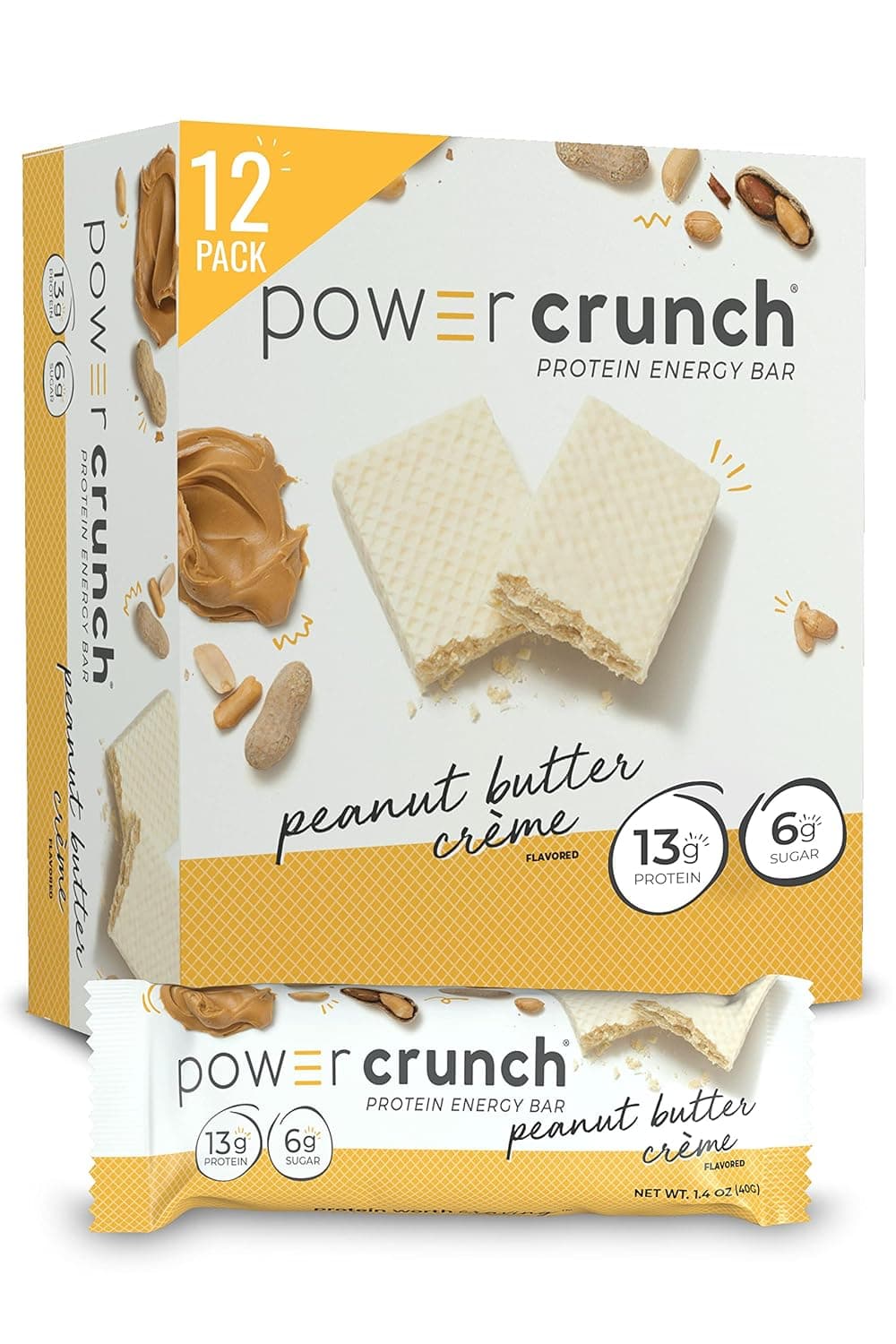 Power Crunch Protein Wafer Bars (Peanut Butter Crème)